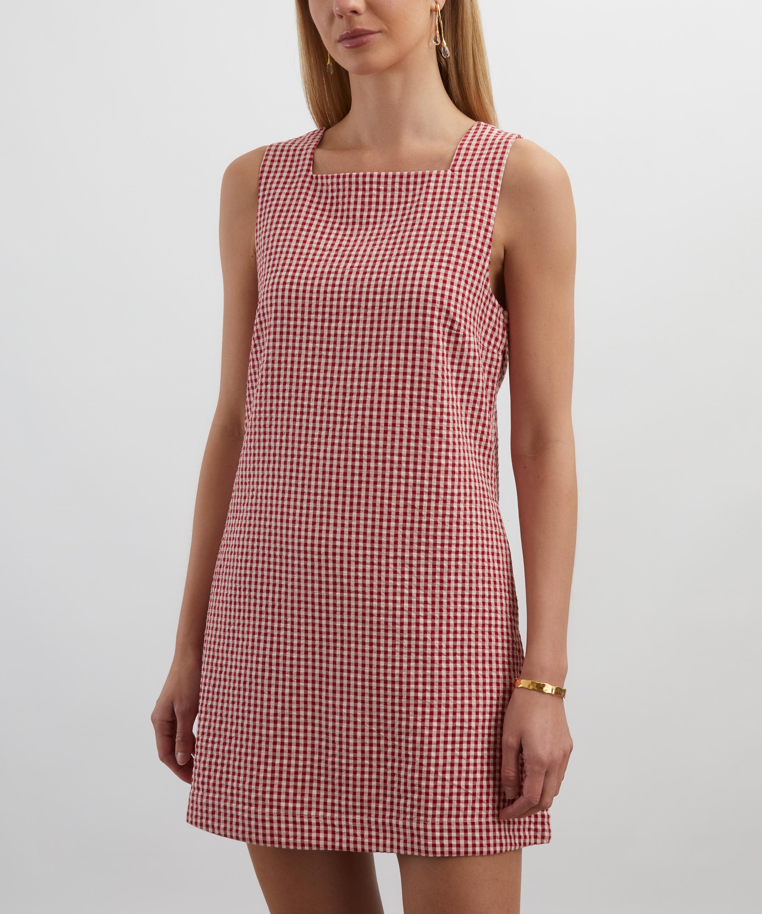 Posse - Emma Red Gingham Shift Dress image number 2