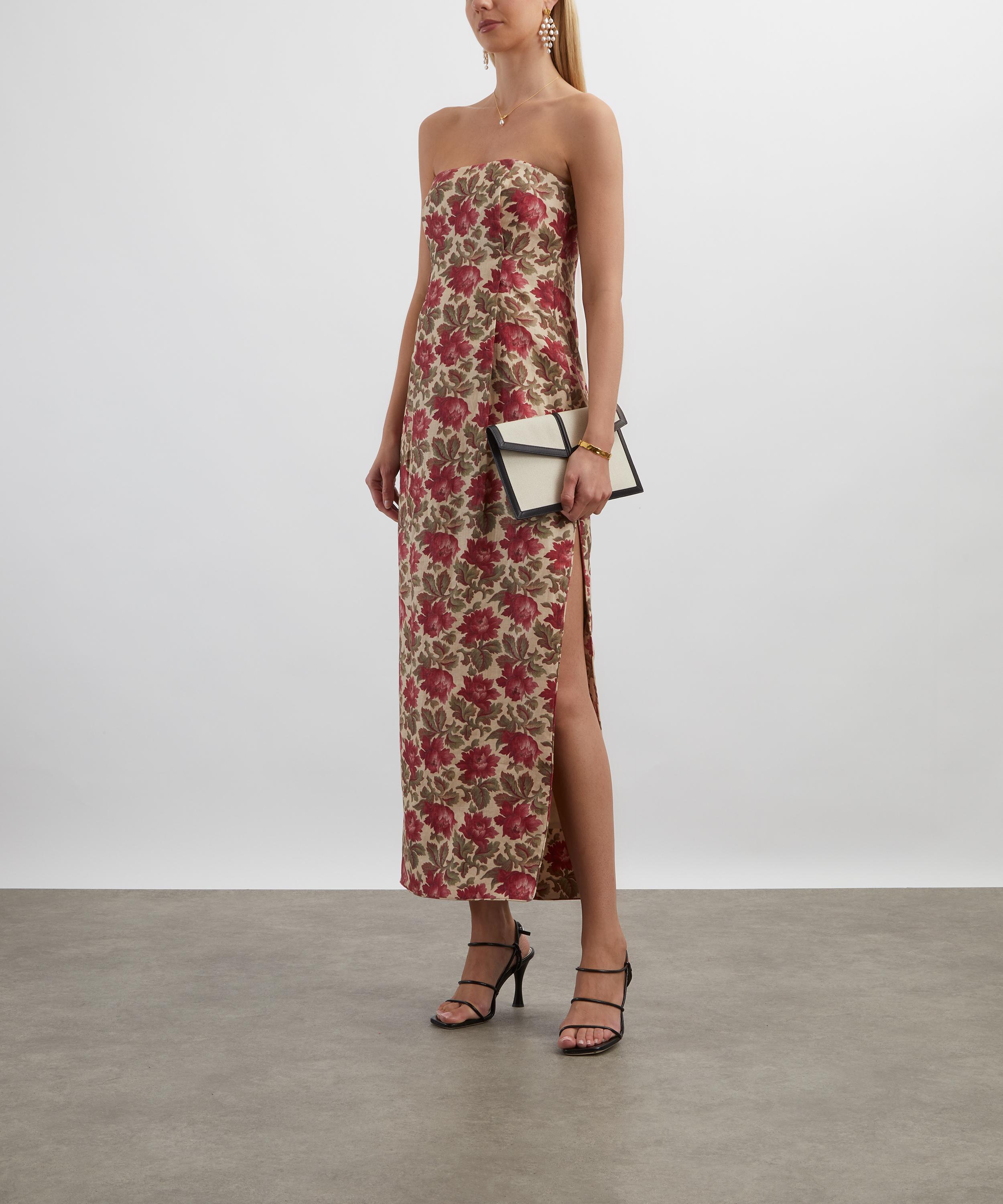 Posse - Rosalie Rose Bud Strapless Dress image number 1