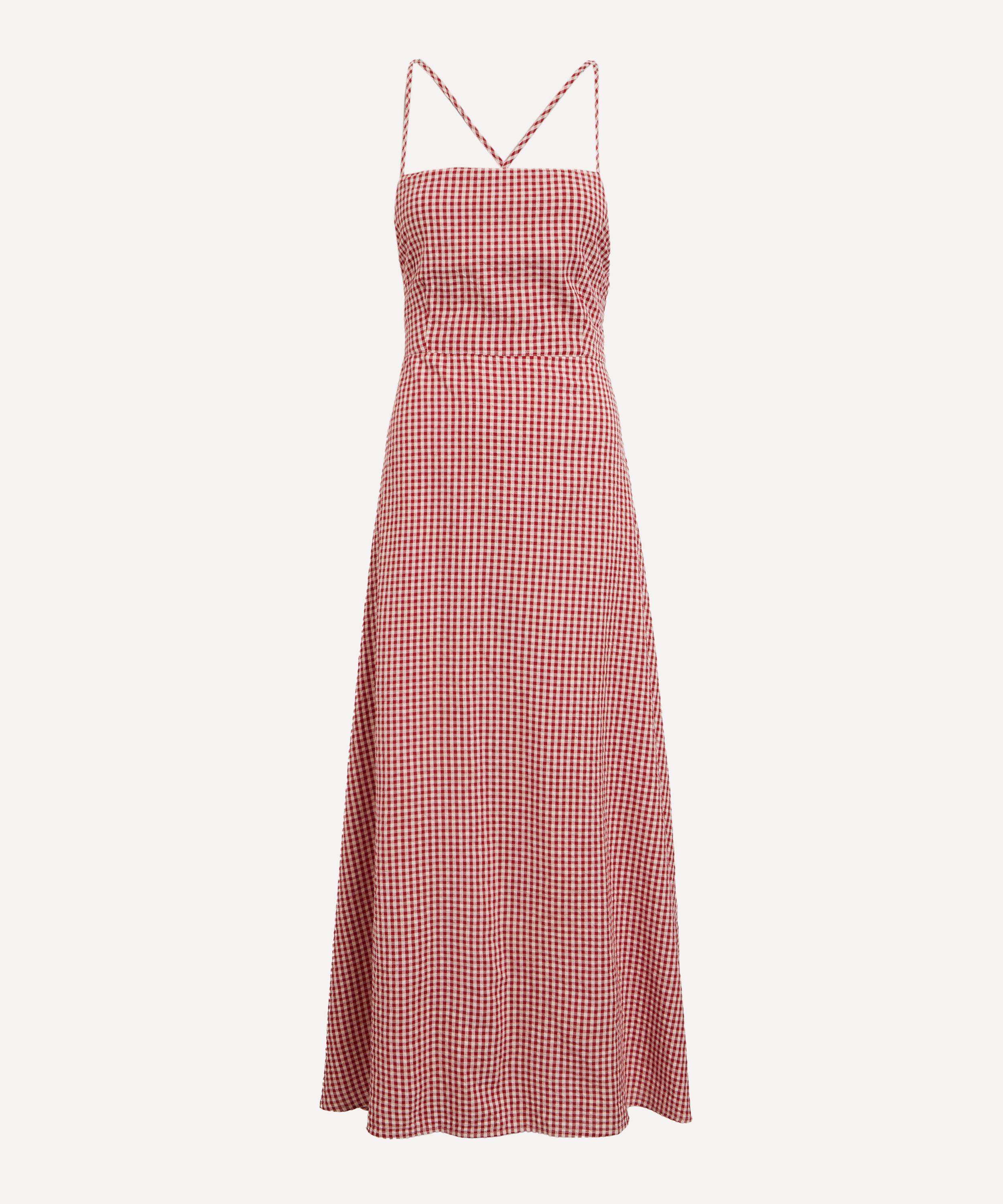 Posse - Lori Red Gingham Dress image number 0