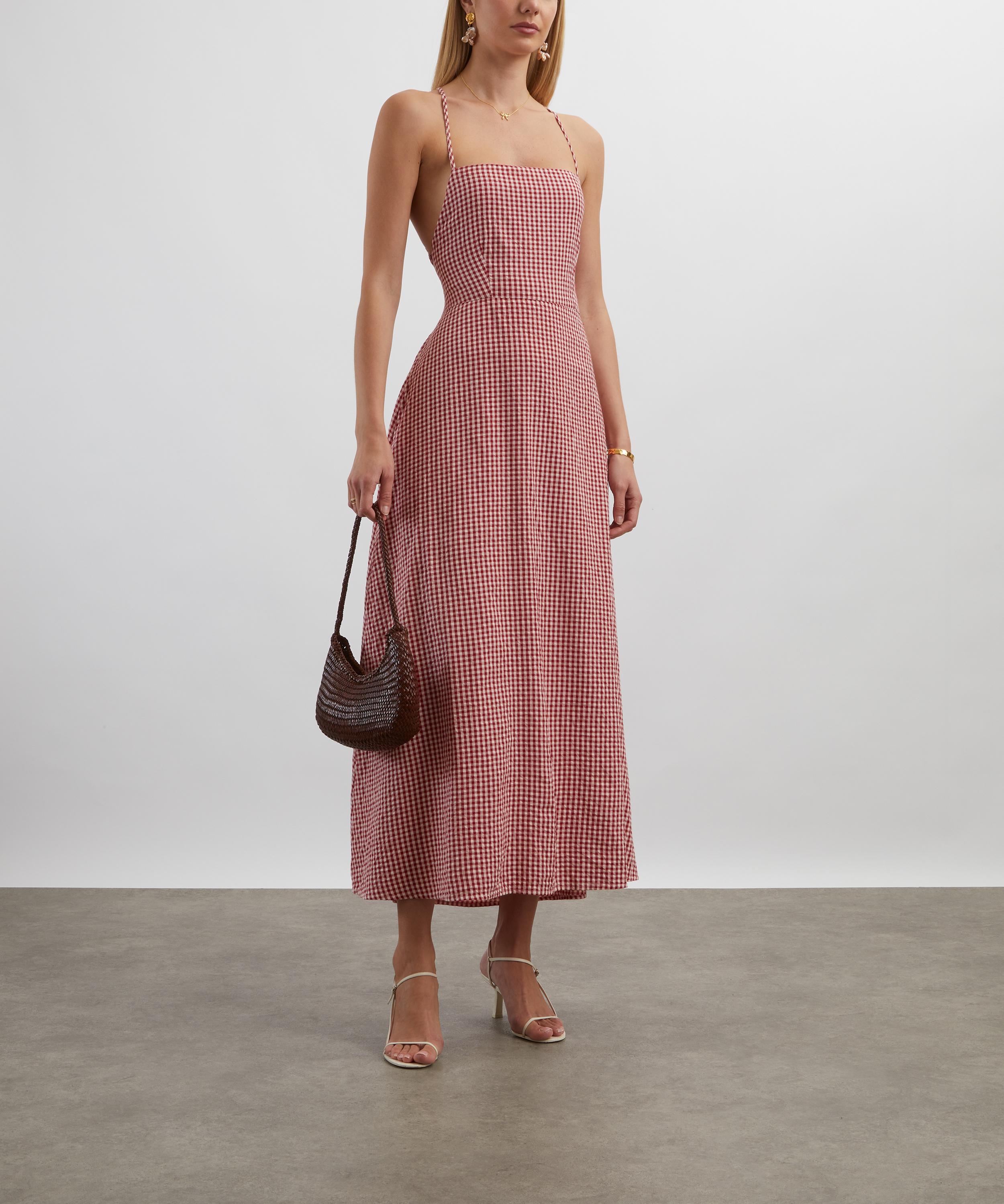 Posse - Lori Red Gingham Dress image number 1