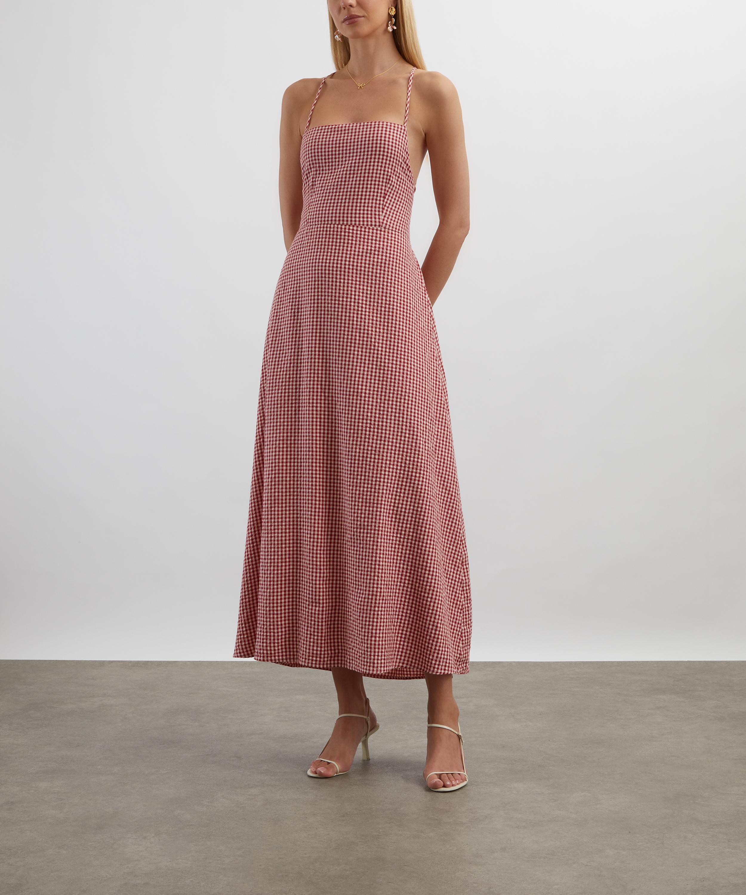 Posse - Lori Red Gingham Dress image number 2