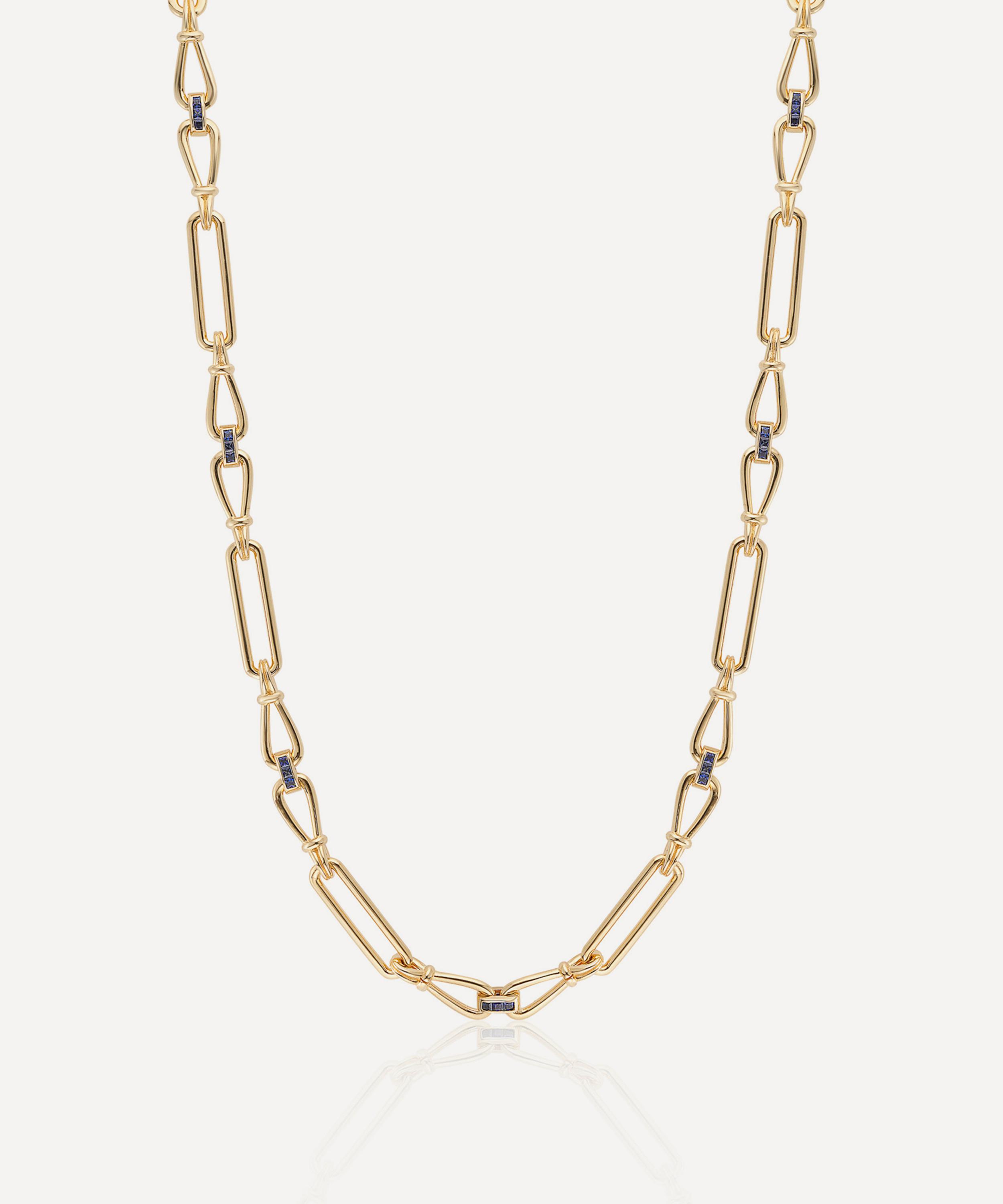 Laura Vann - 18ct Gold-Plated René Heavy Link Chain Necklace image number 0