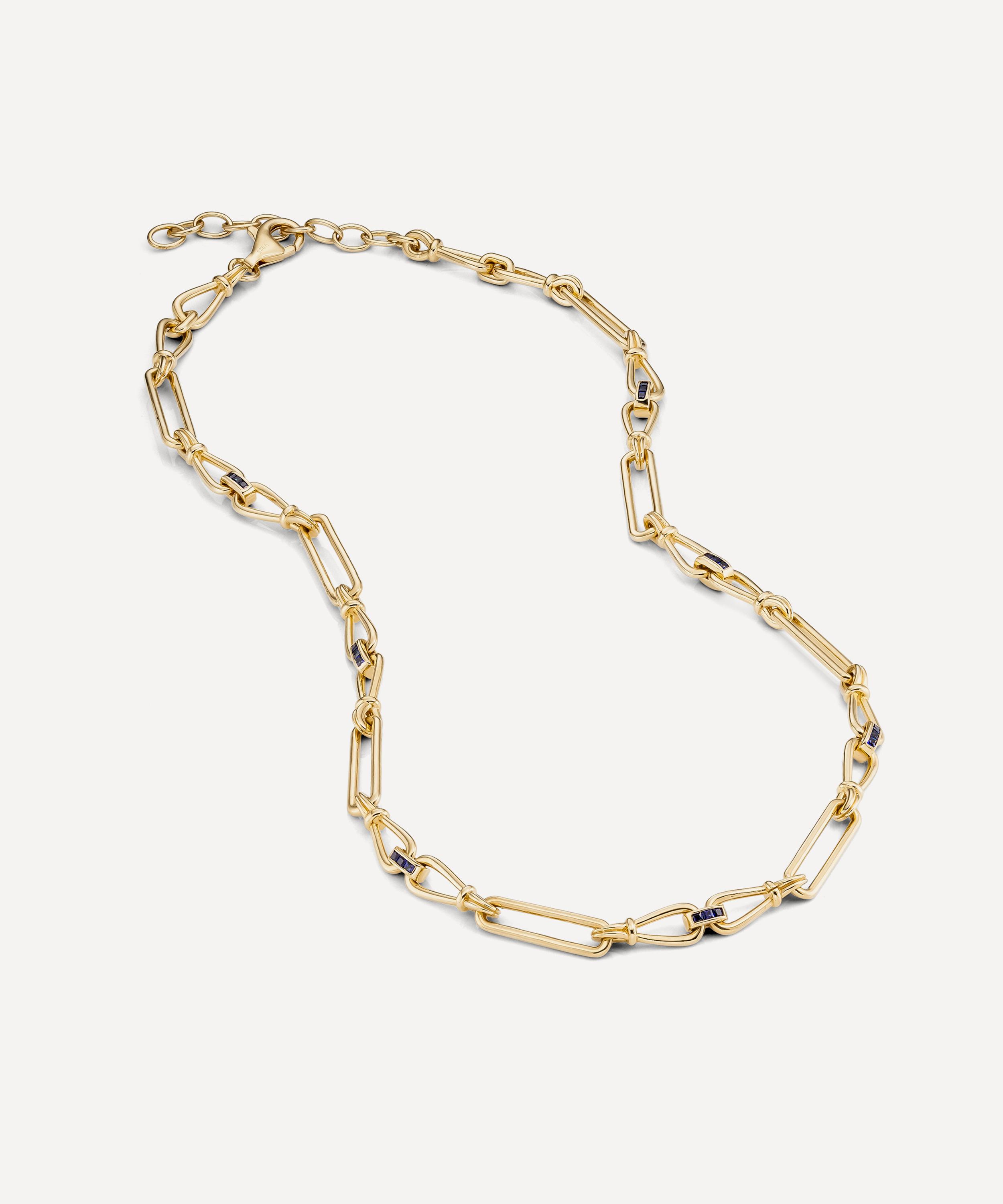 Laura Vann - 18ct Gold-Plated René Heavy Link Chain Necklace image number 2