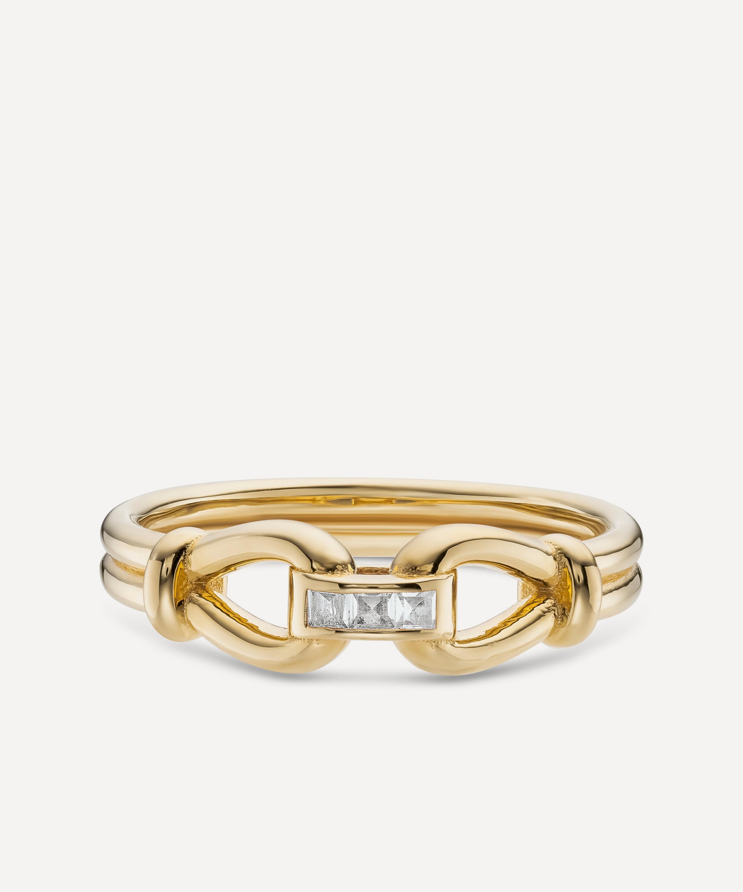 Laura Vann - 18ct Gold-Plated Vermeil Silver Rene Ring image number 0