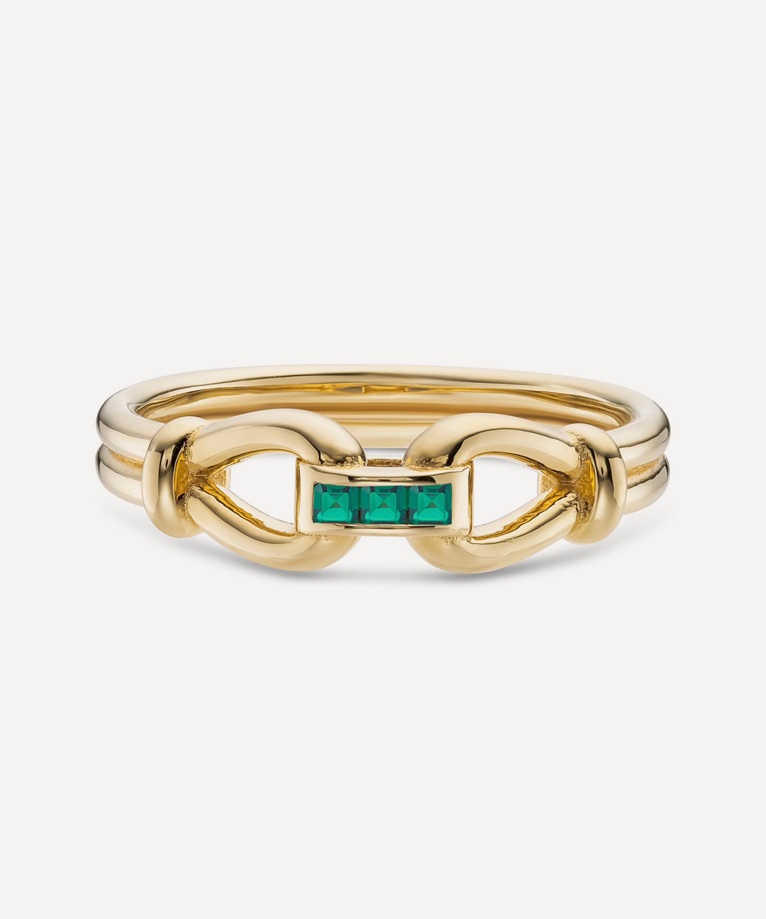 Laura Vann - 18ct Gold-Plated Vermeil Silver René Ring image number 0