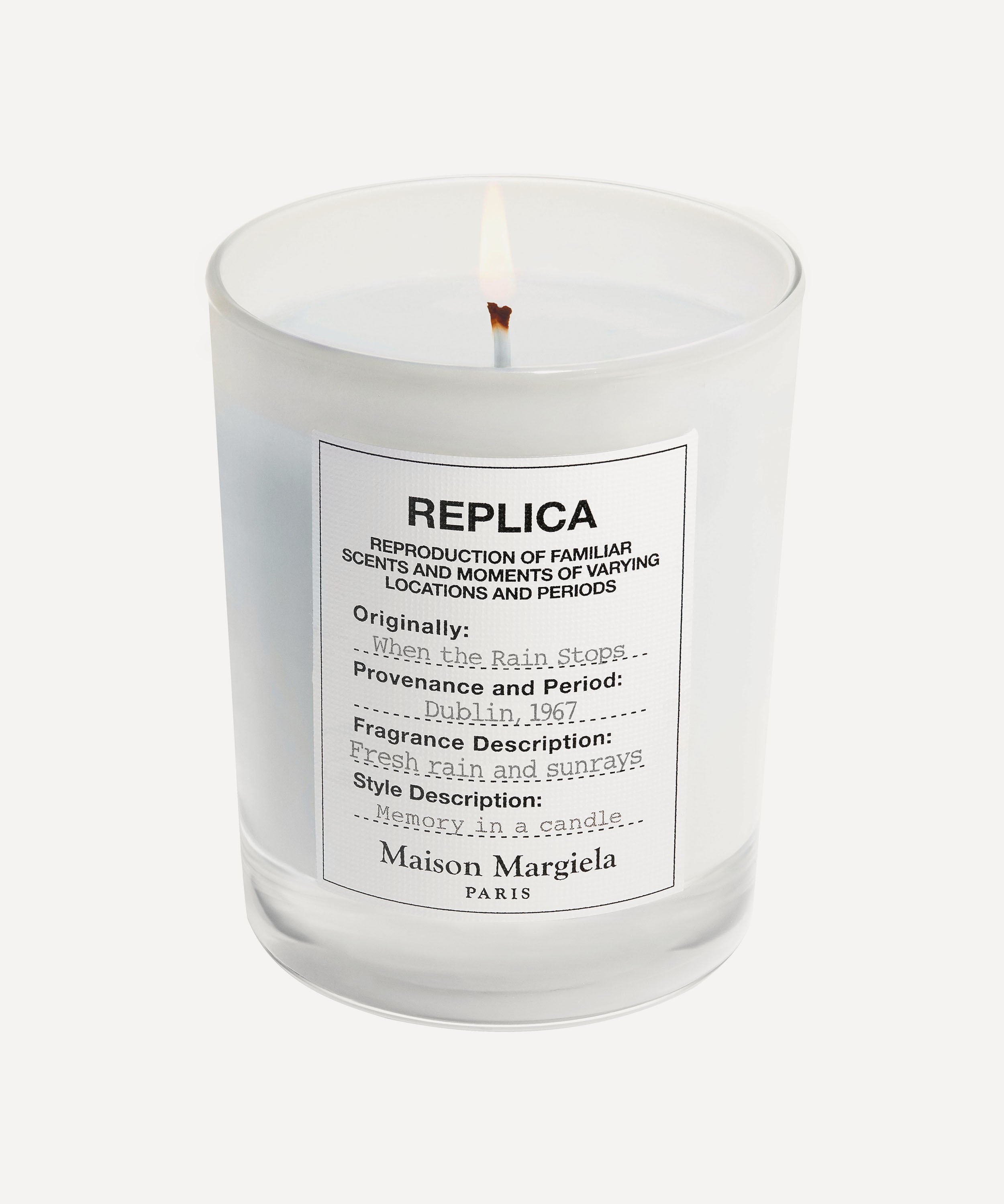 Maison Margiela - Replica When the Rain Stops Scented Candle 165g image number 0