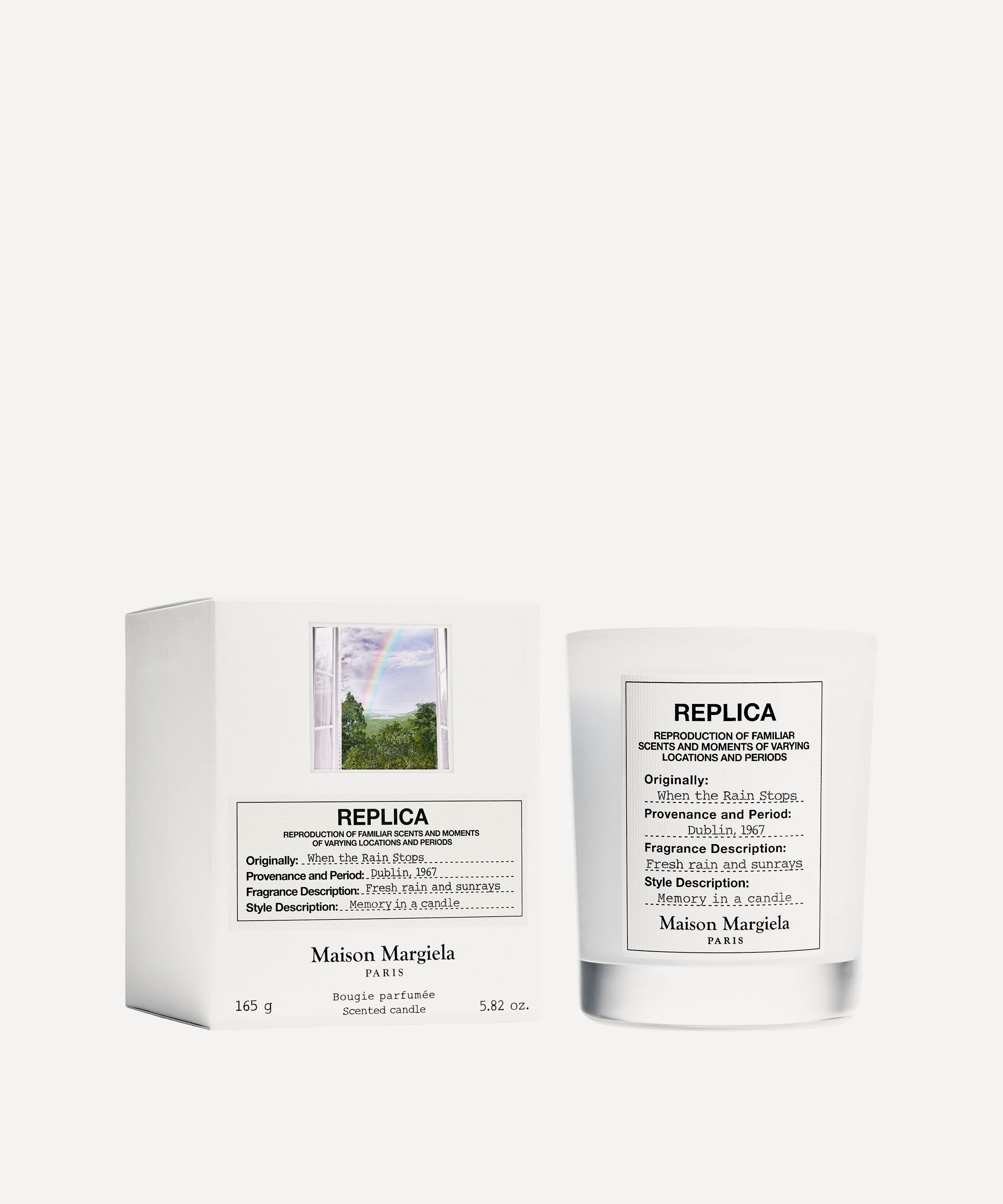 Maison Margiela - Replica When the Rain Stops Scented Candle 165g image number 1