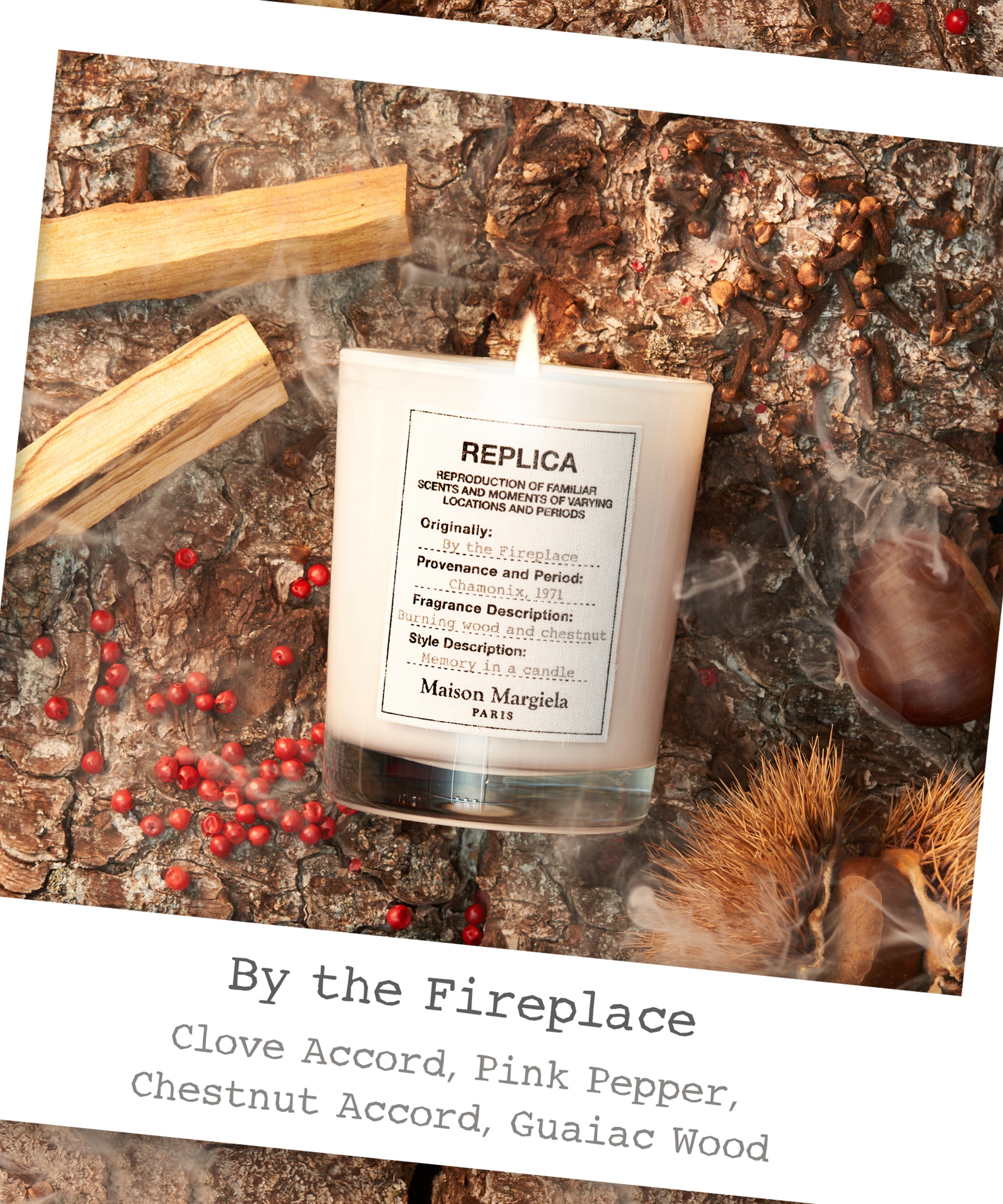 Maison Margiela - Replica By the Fireplace Scented Candle 165g image number 2