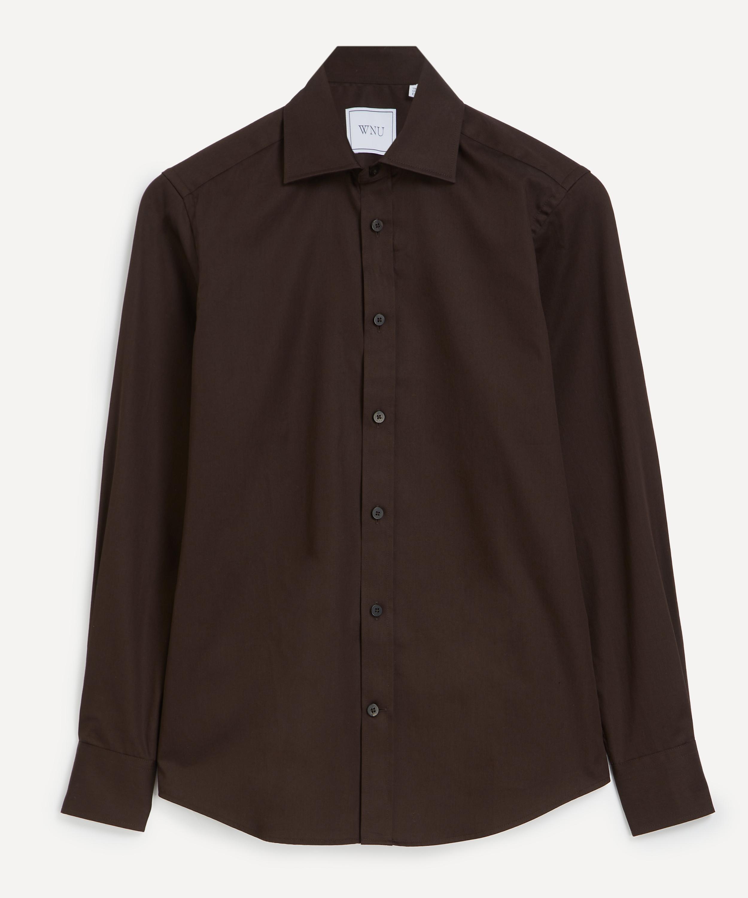 With Nothing Underneath - The Boyfriend Cotton Poplin Shirt image number 0
