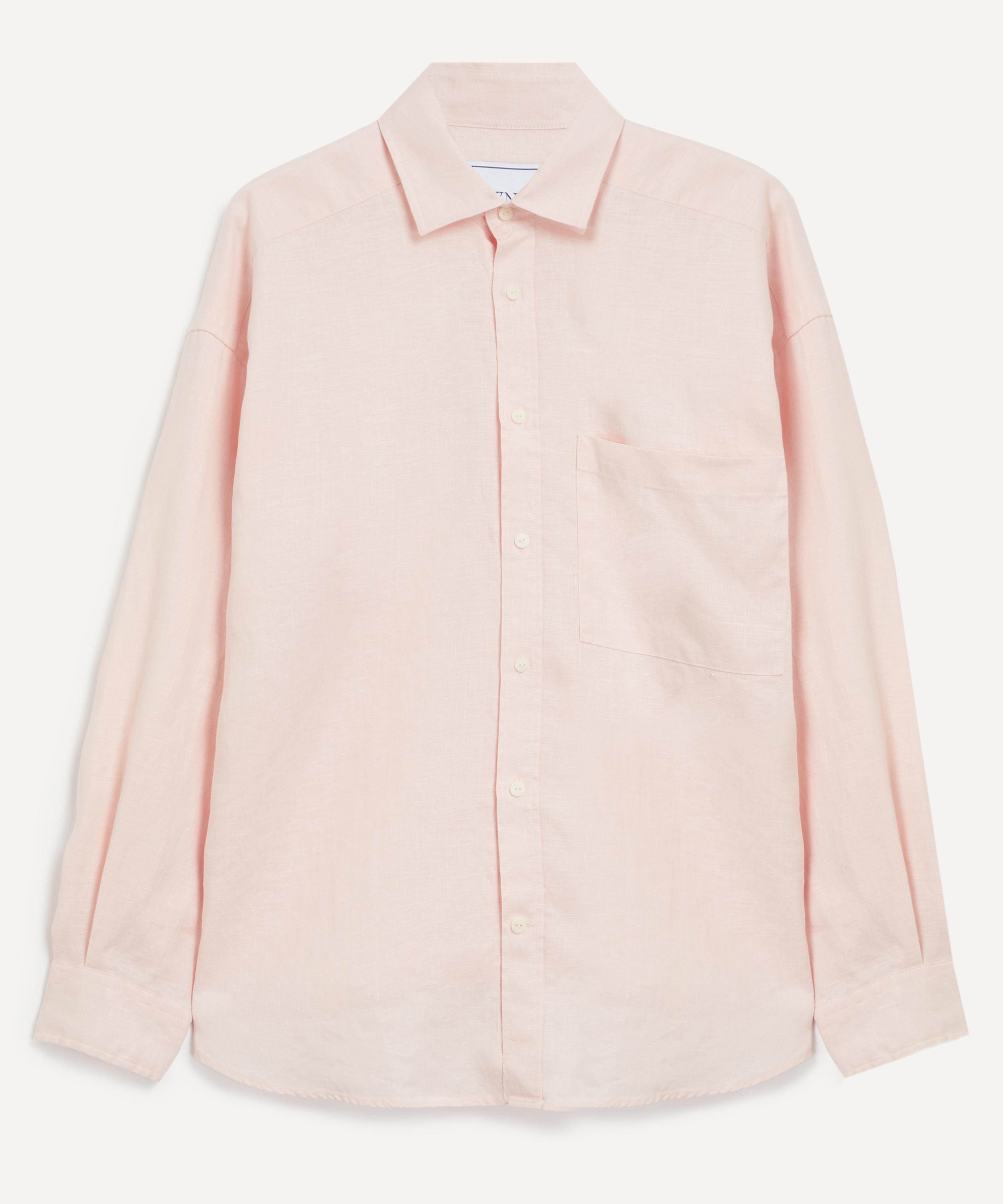 With Nothing Underneath - The Weekend Chocolate Blush Shirt