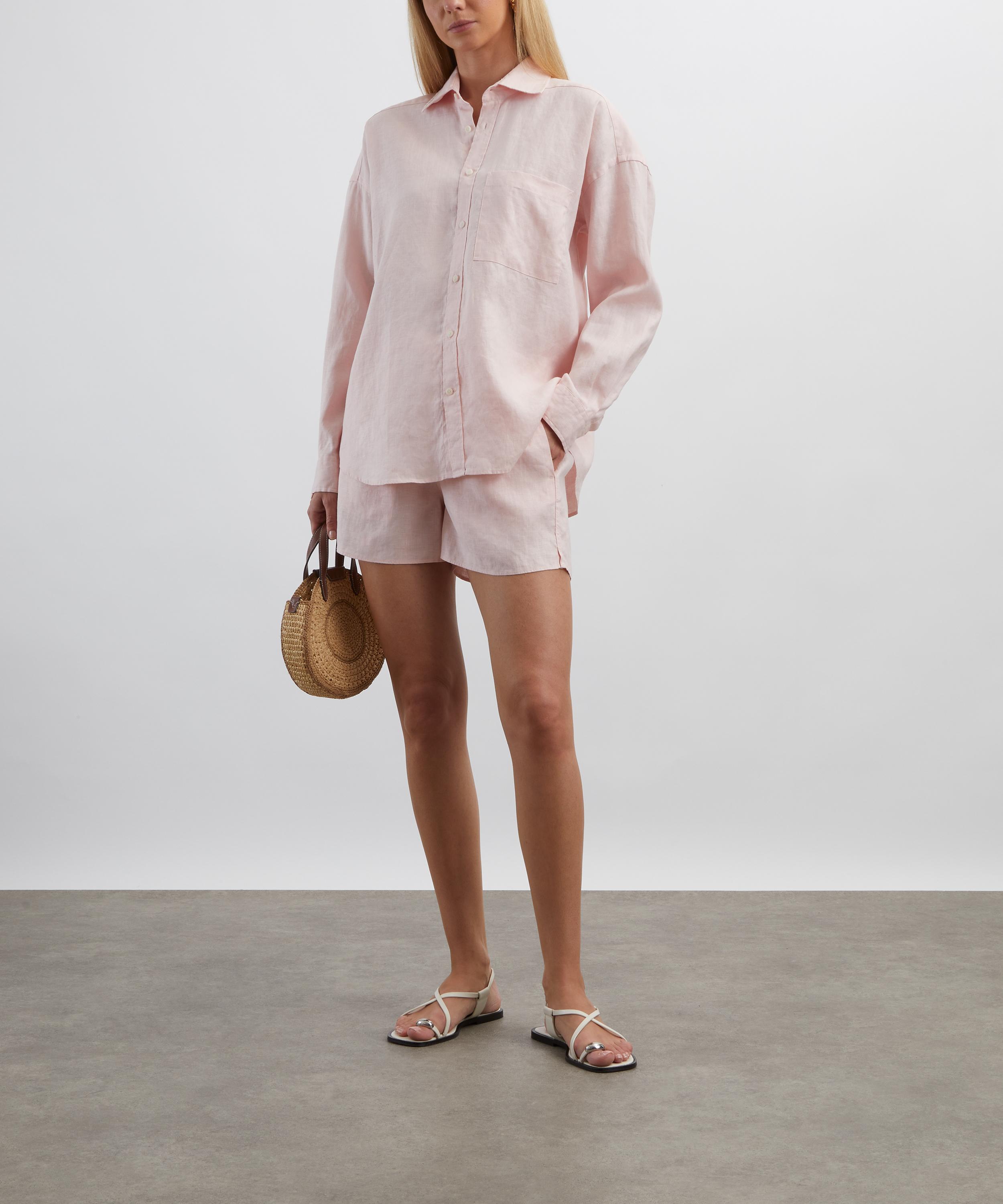 With Nothing Underneath - The Weekend Chocolate Blush Shirt image number 1