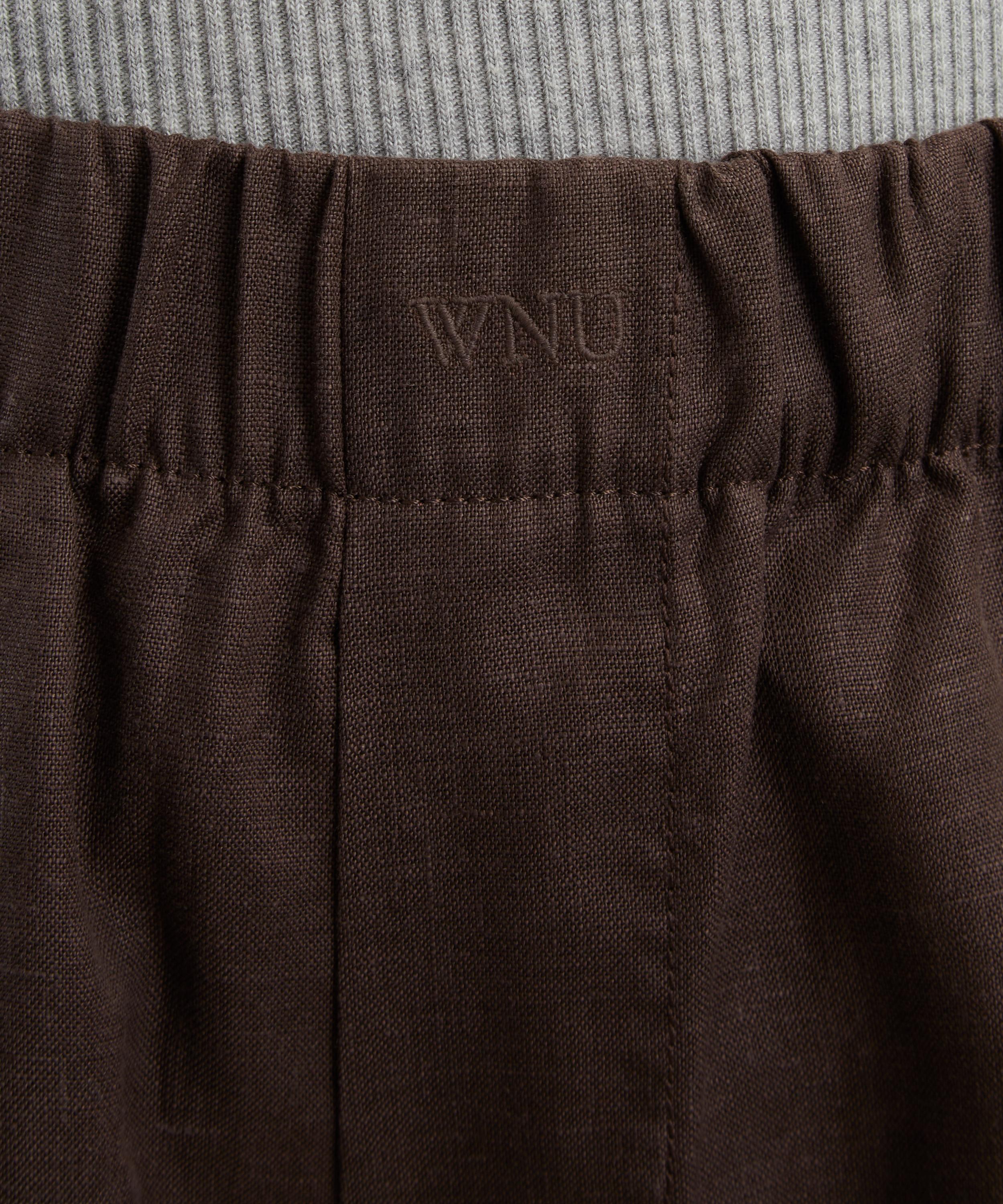 With Nothing Underneath - The Boxer Chocolate Hemp Shorts image number 4