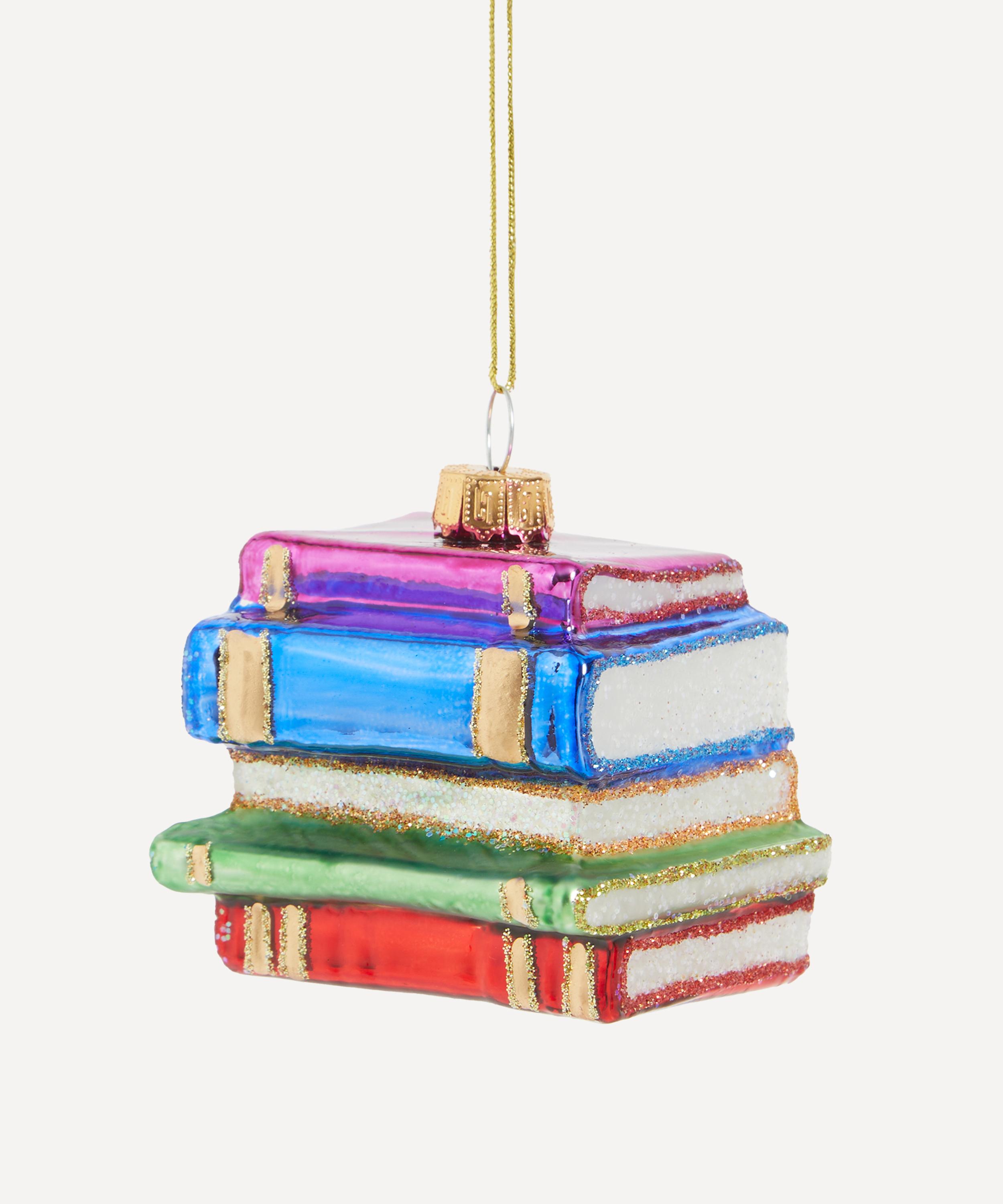 Christmas - Stack of Books Ornament image number 0
