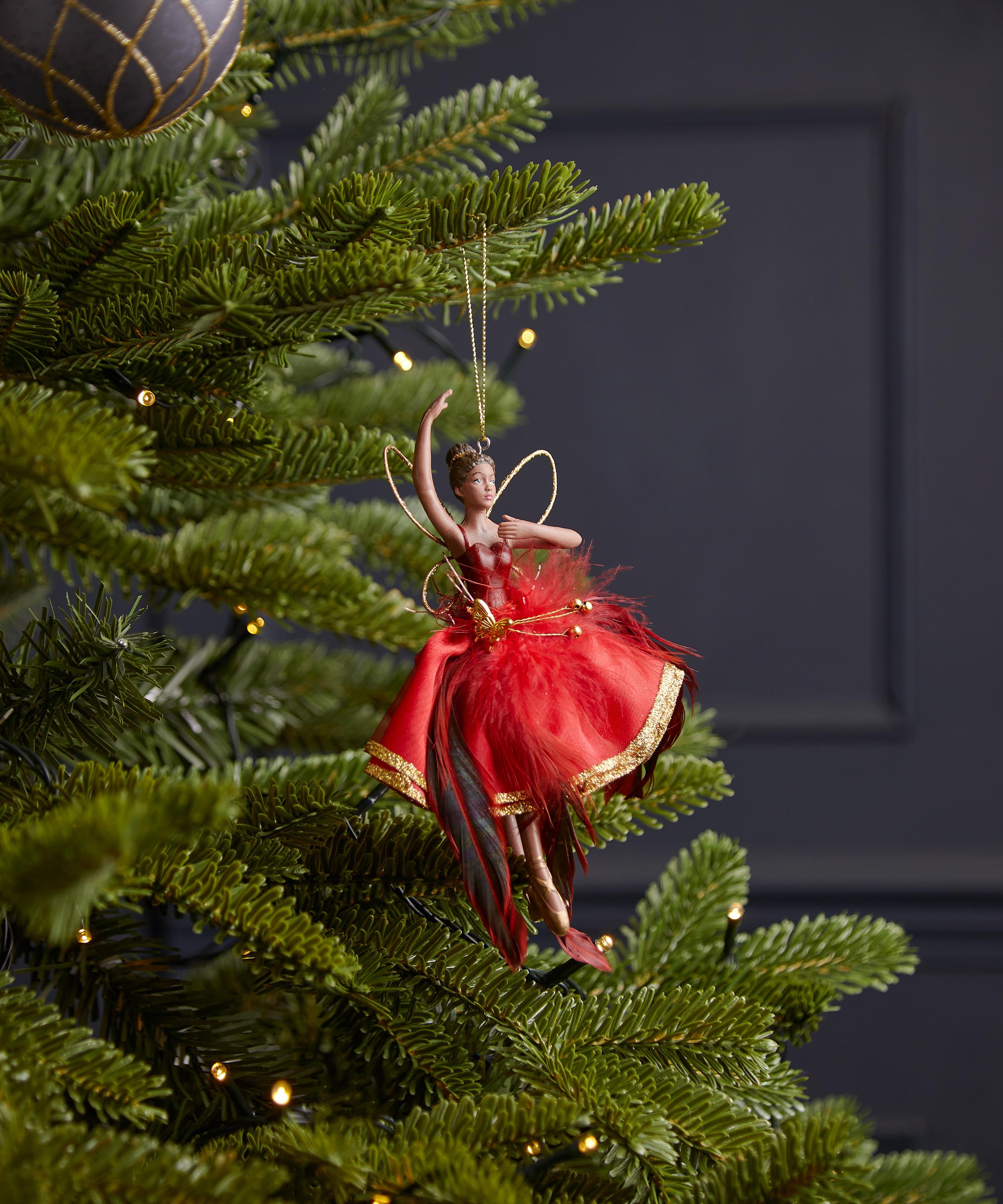 Christmas - Fairy in Feather Skirt Ornament image number 1