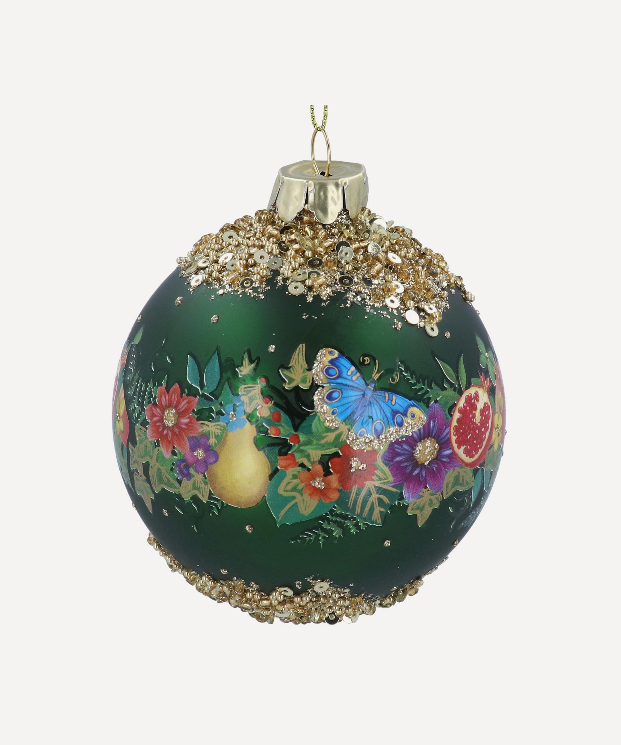 Christmas - Butterfly and Fruit Bauble