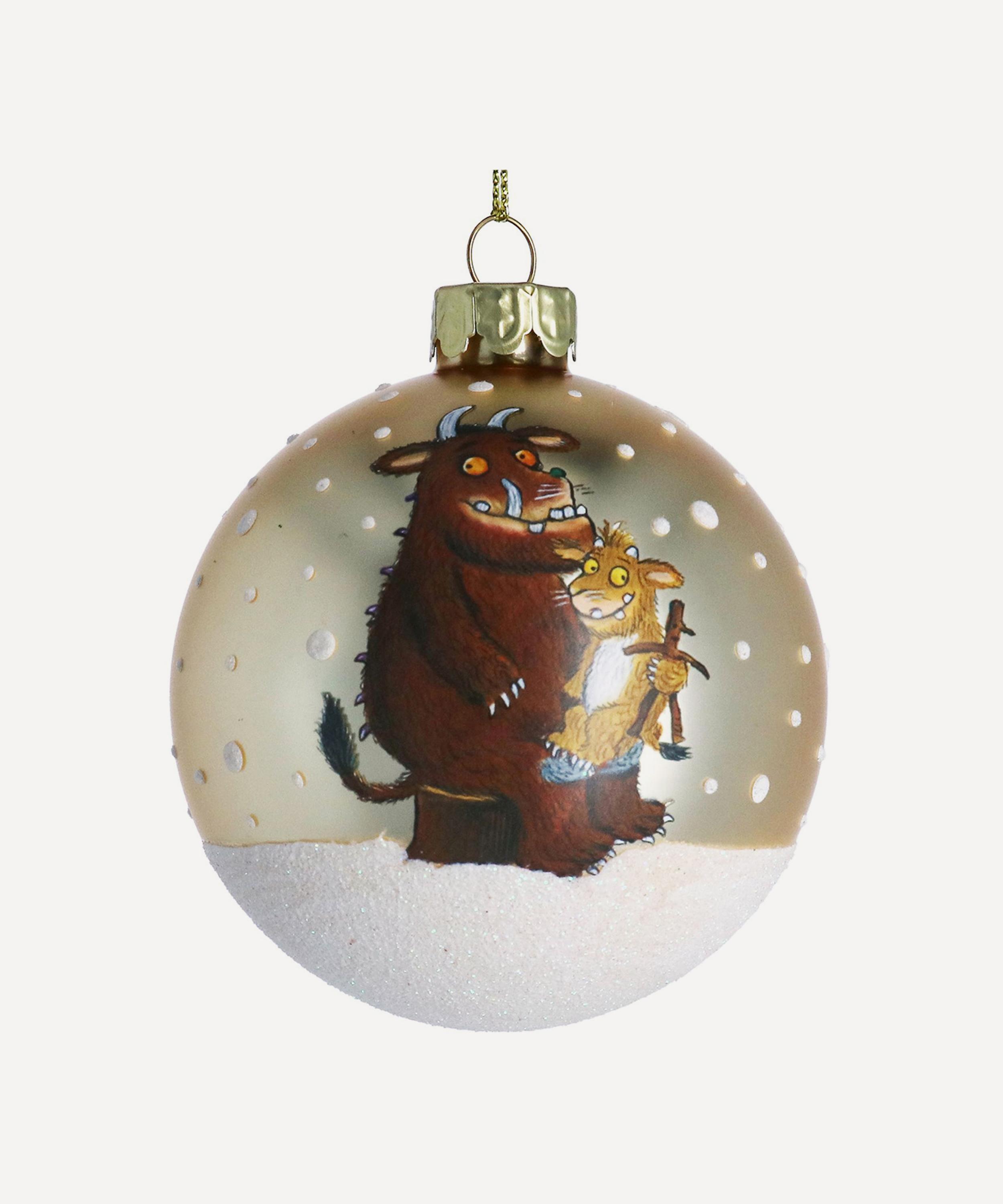 Christmas - Gruffalo and Gruffalo's Baby Glass Bauble image number 0