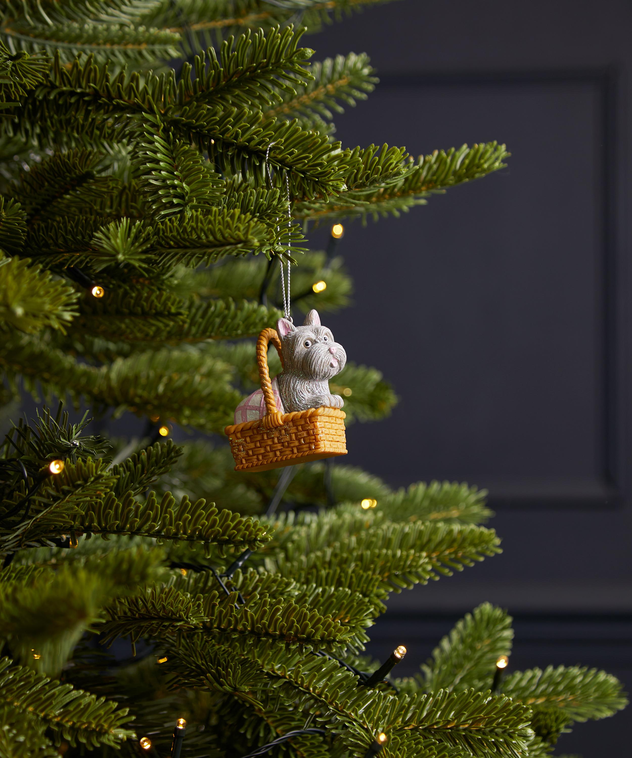 Christmas - Toto in Basket Ornament image number 1
