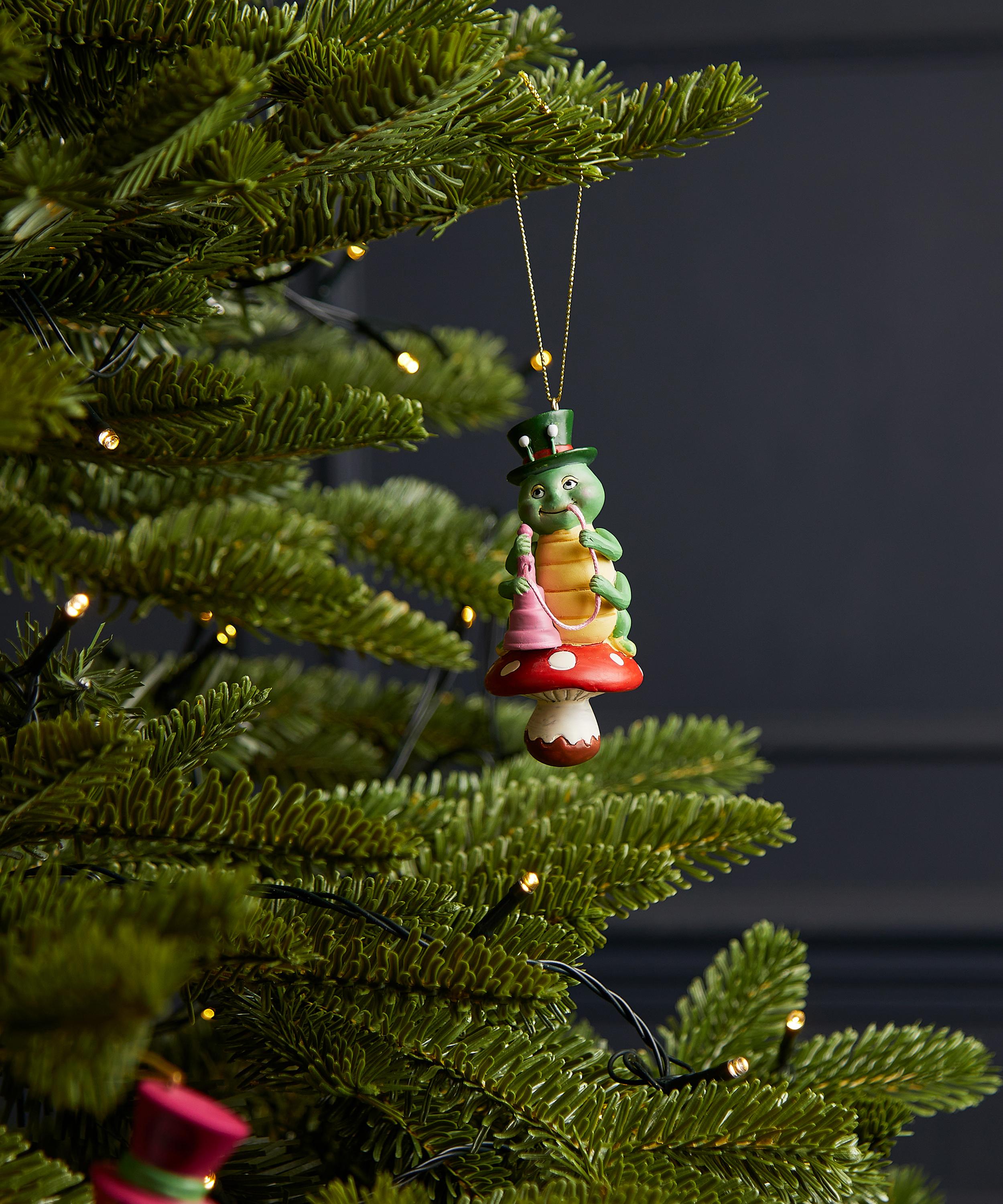 Christmas - Caterpillar with Pipe Ornament image number 1