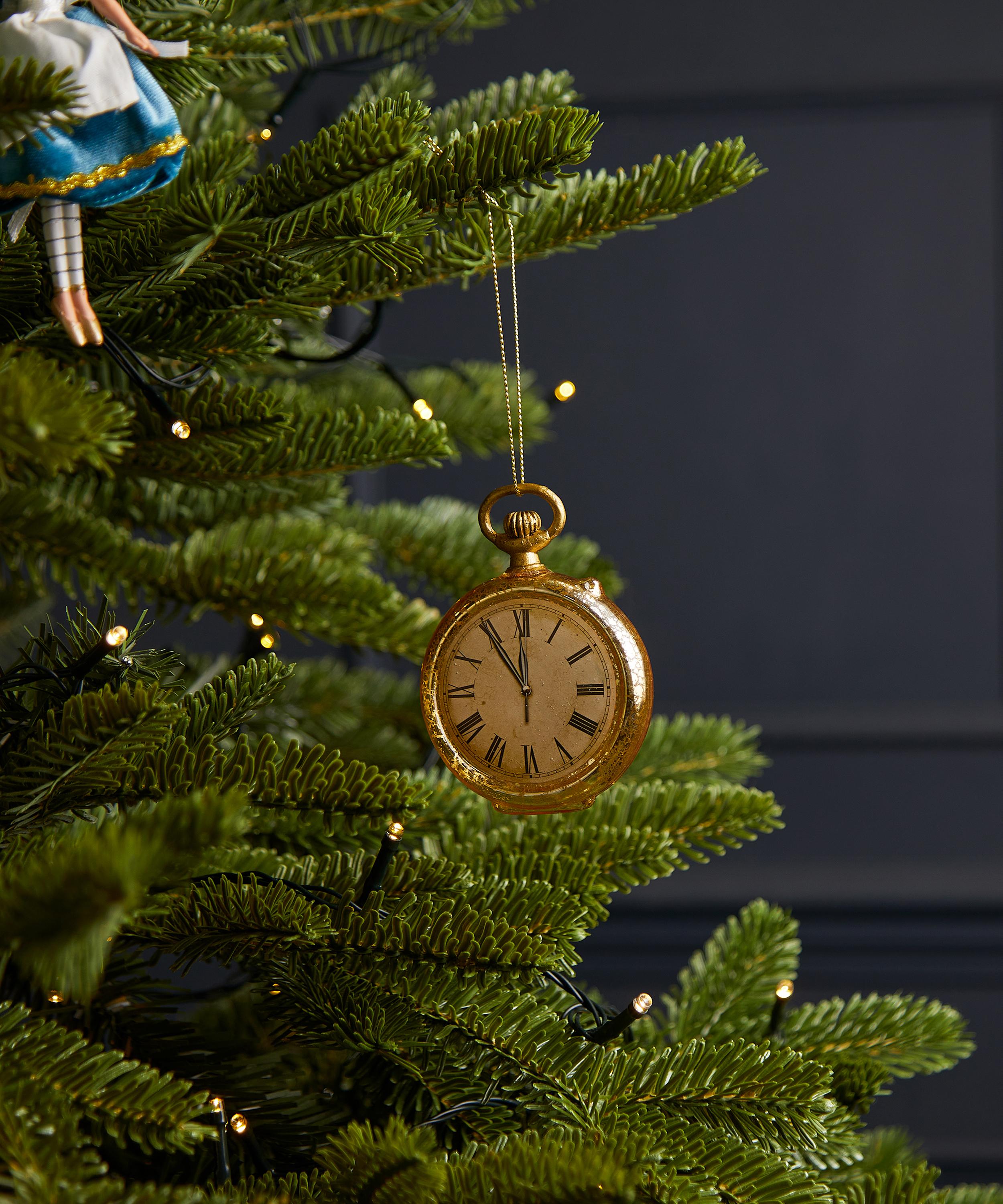 Christmas - Glass Pocket Watch Ornament image number 1