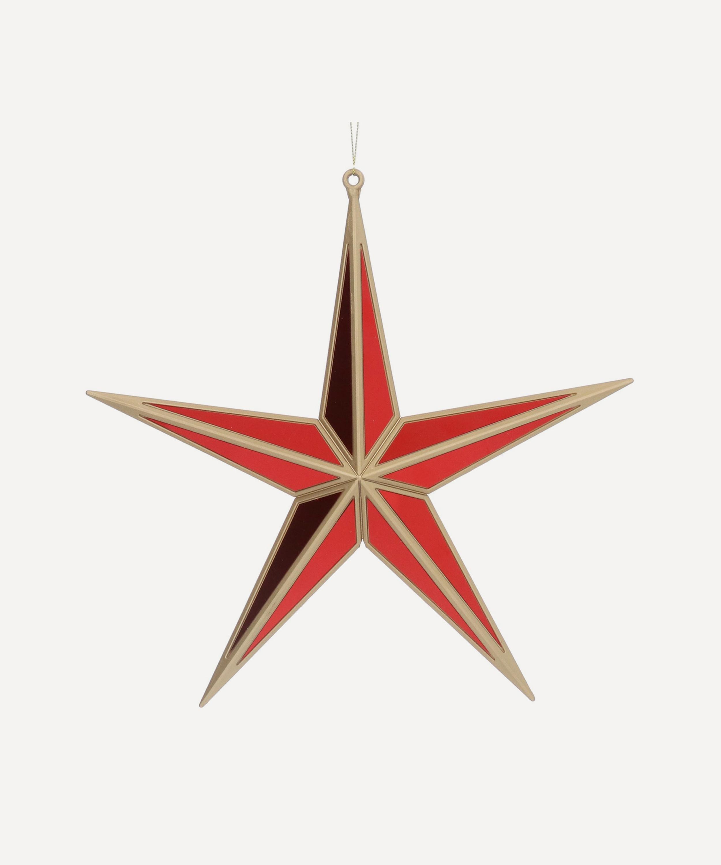 Christmas - Mirrored Star Ornament image number 0