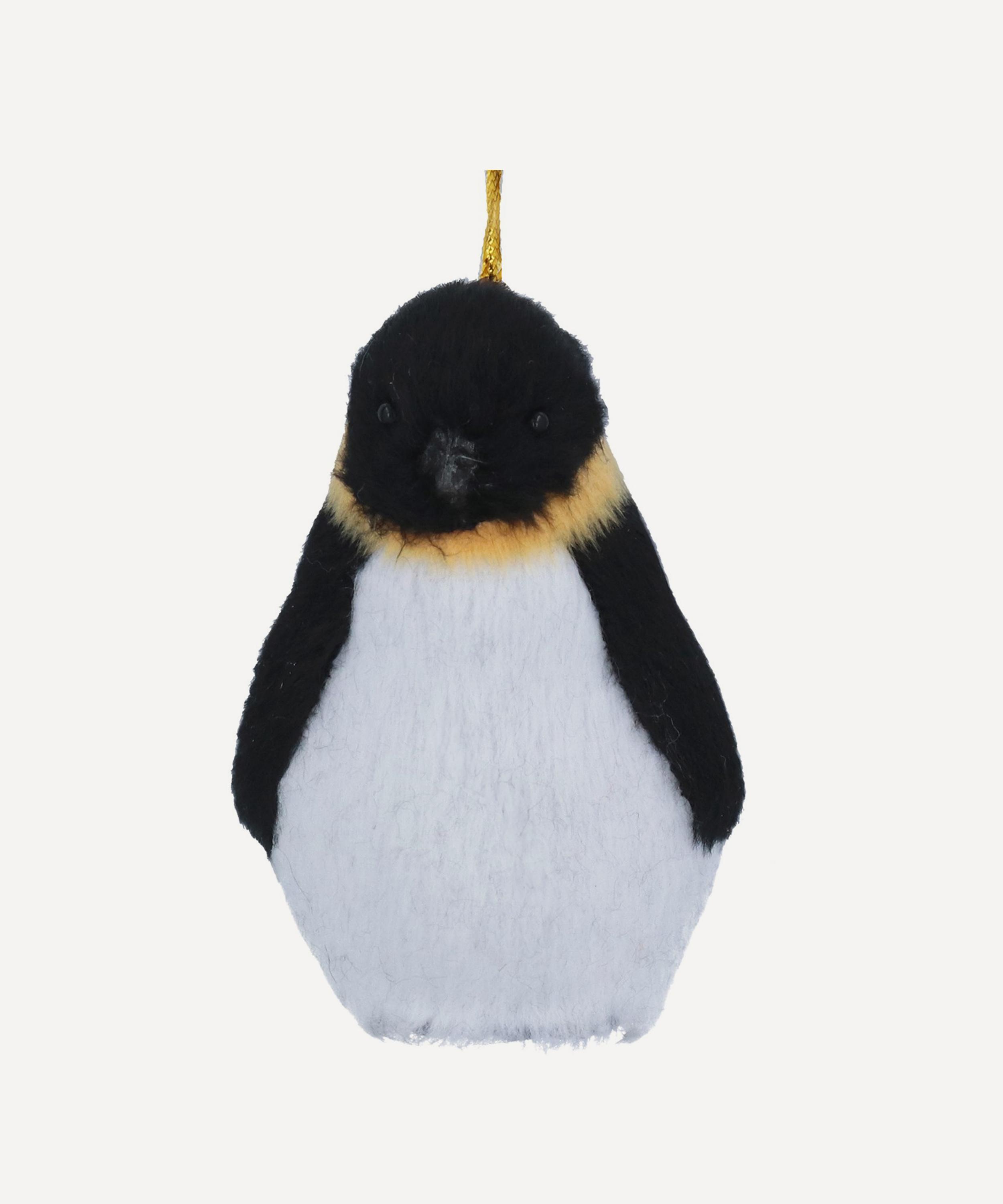 Christmas - Faux Fur Penguin Ornament image number 0