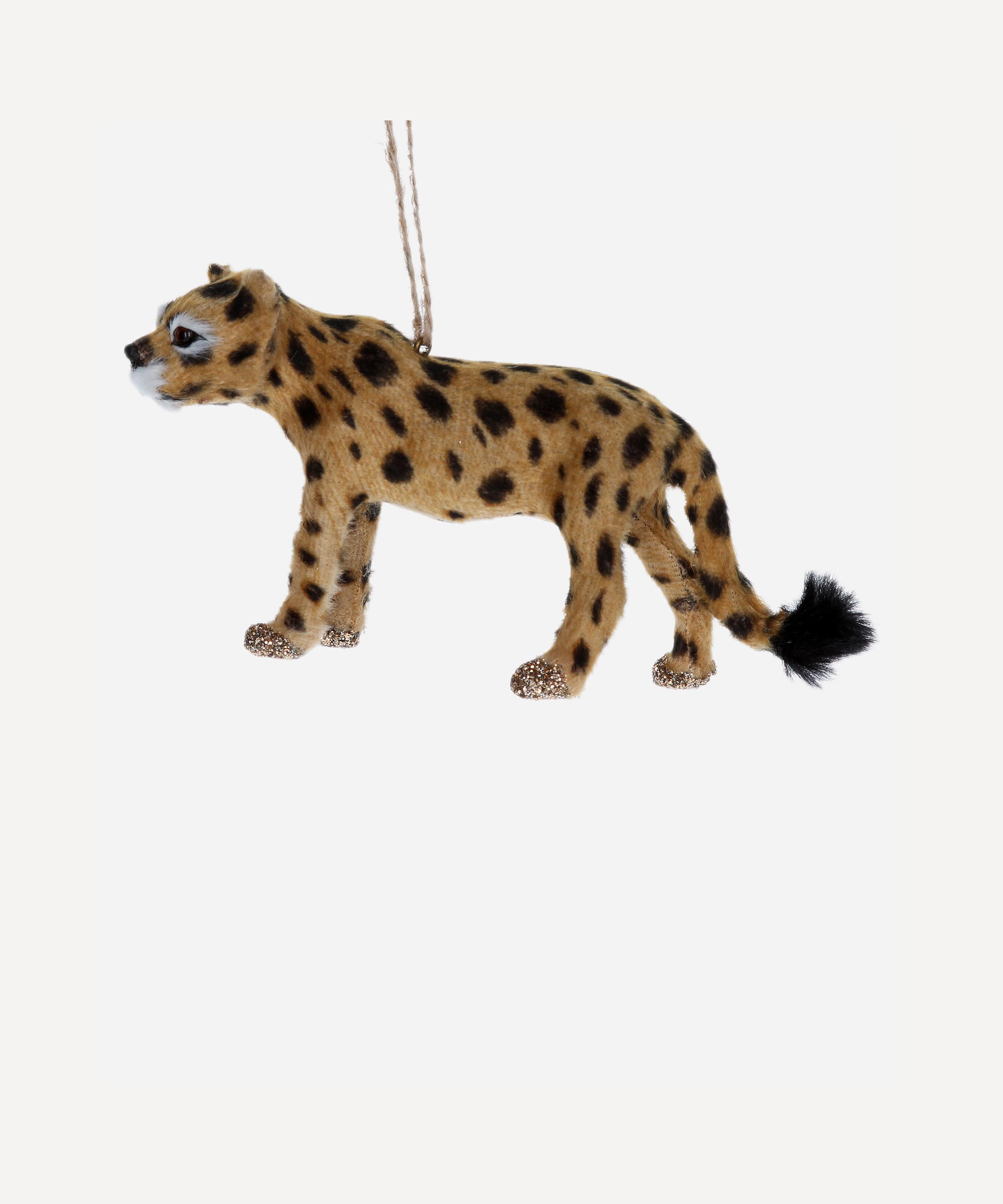 Christmas - Faux Fur Cheetah Ornament image number 0
