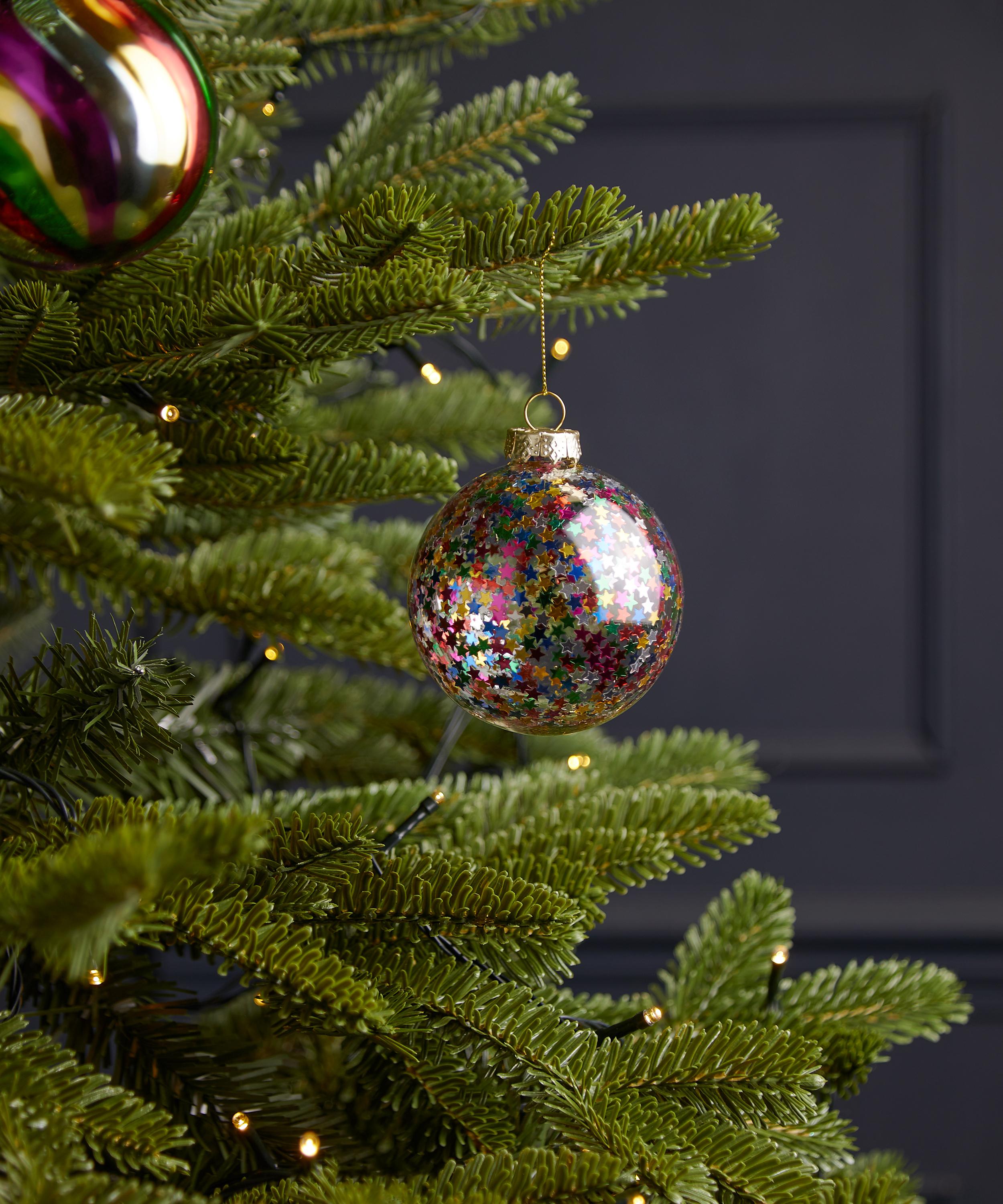 Christmas - Multicoloured Confetti Bauble image number 1