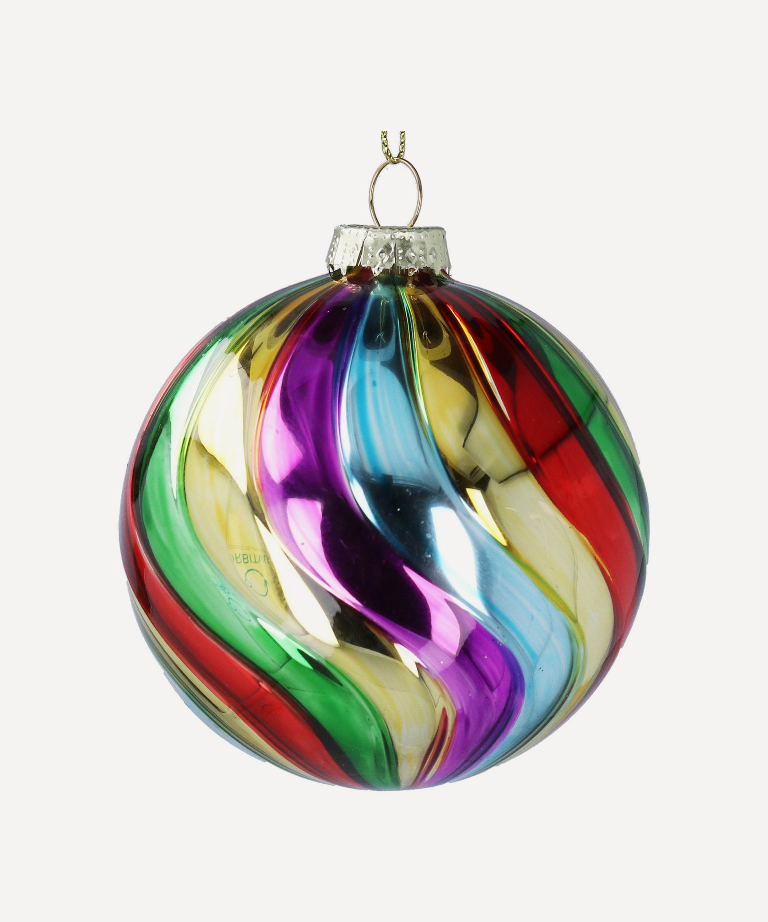 Christmas - Rainbow Swirl Bauble