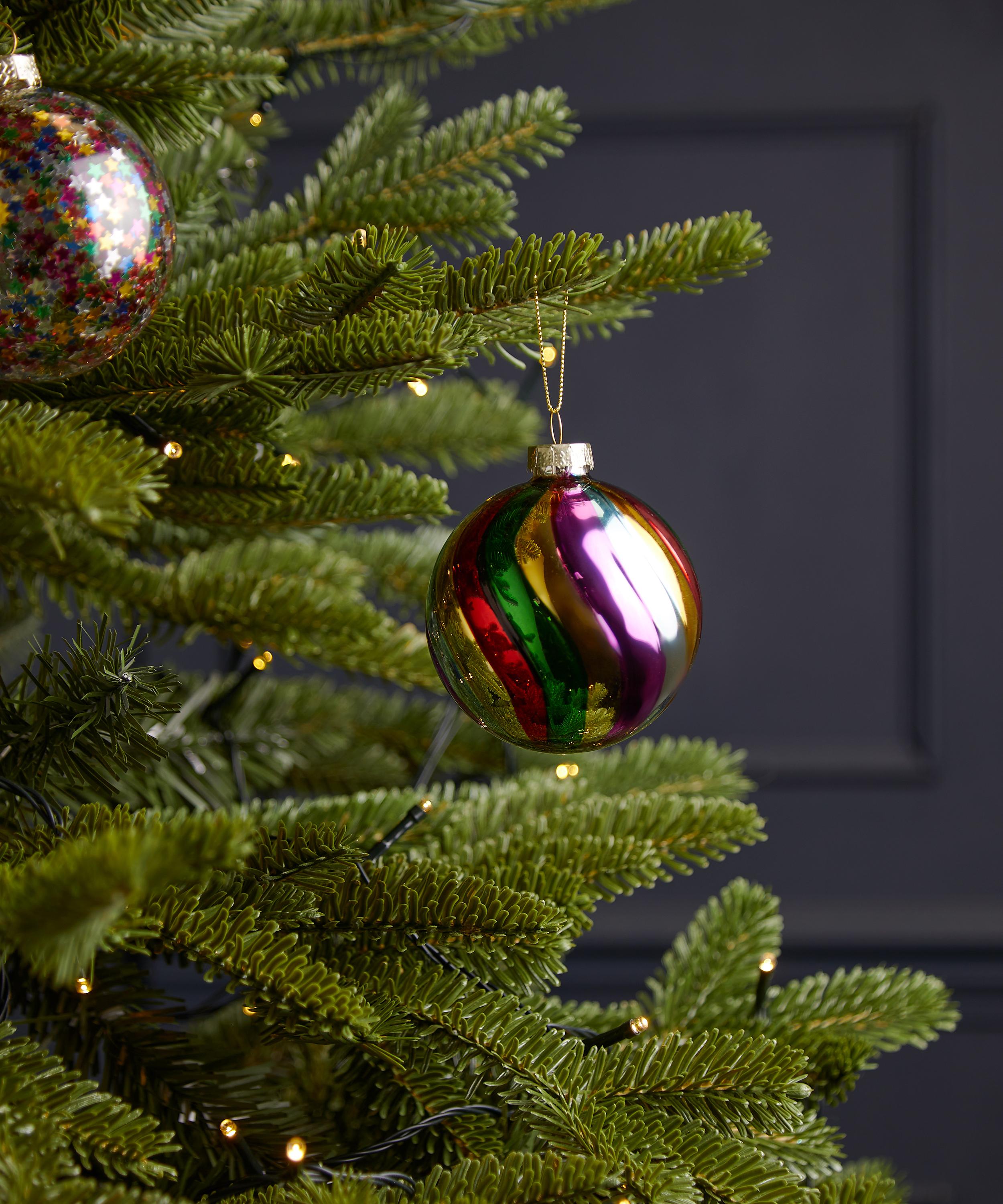 Christmas - Rainbow Swirl Bauble image number 1