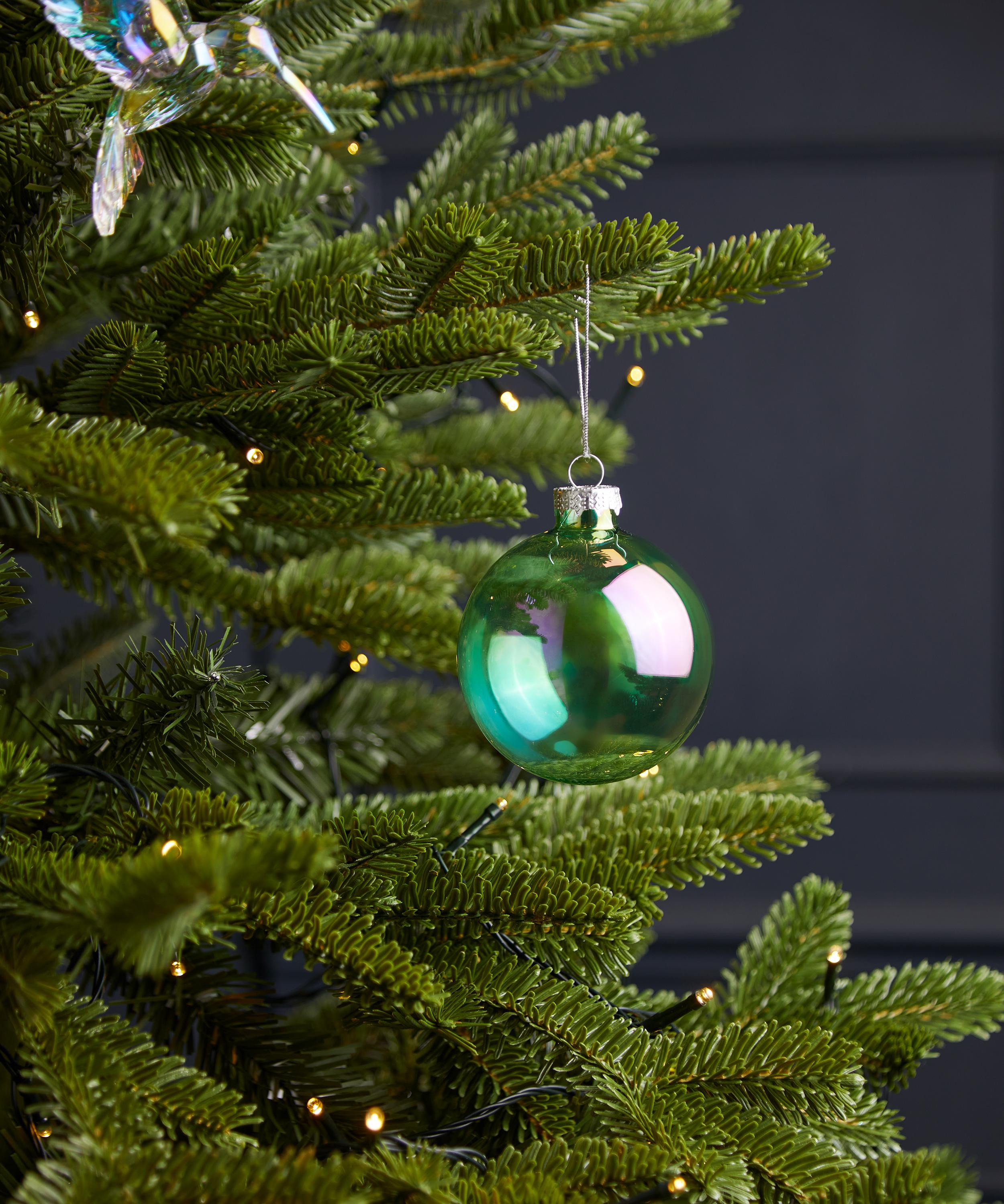 Christmas - Green Glass Bauble image number 1