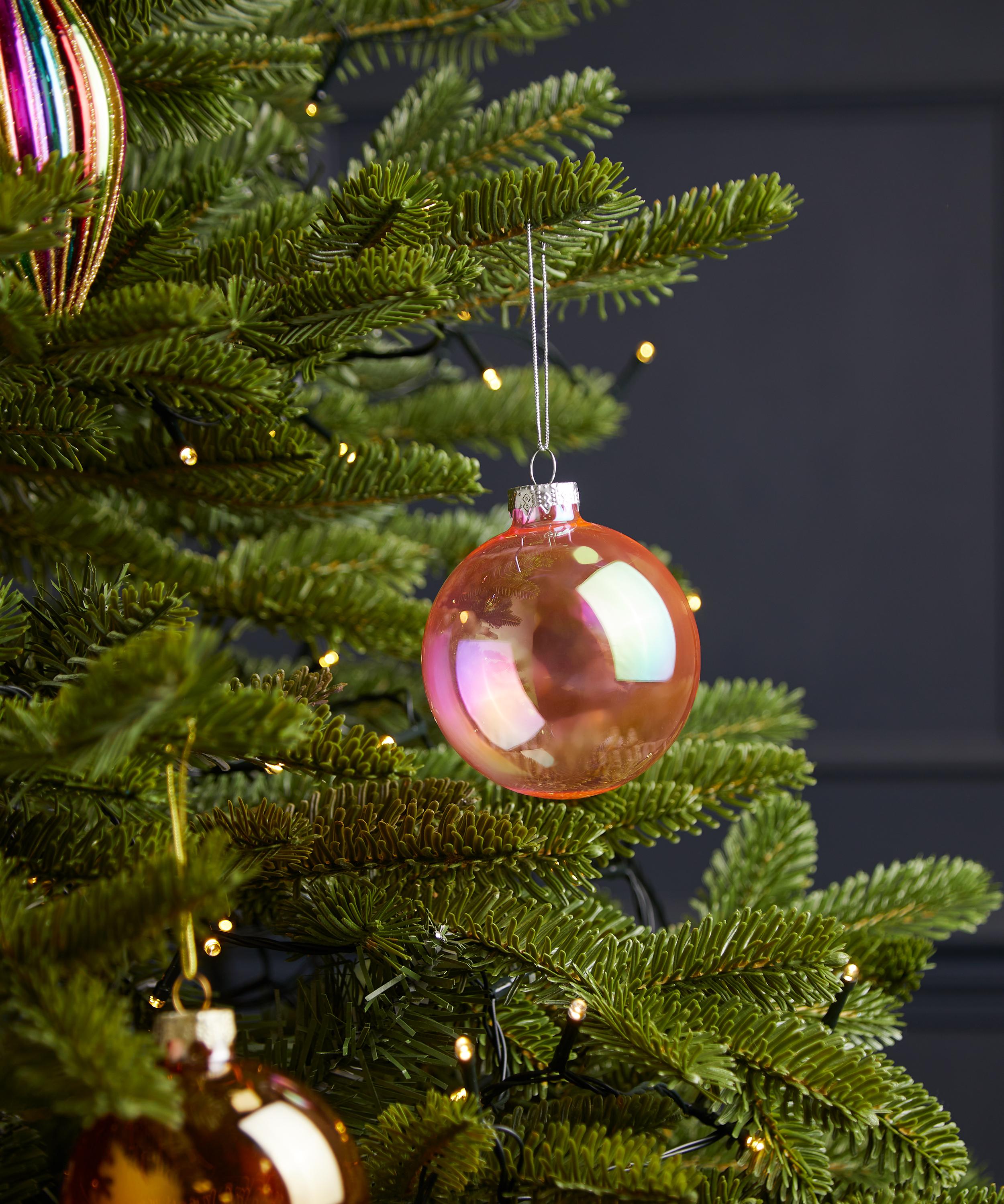 Christmas - Pink Glass Bauble image number 1