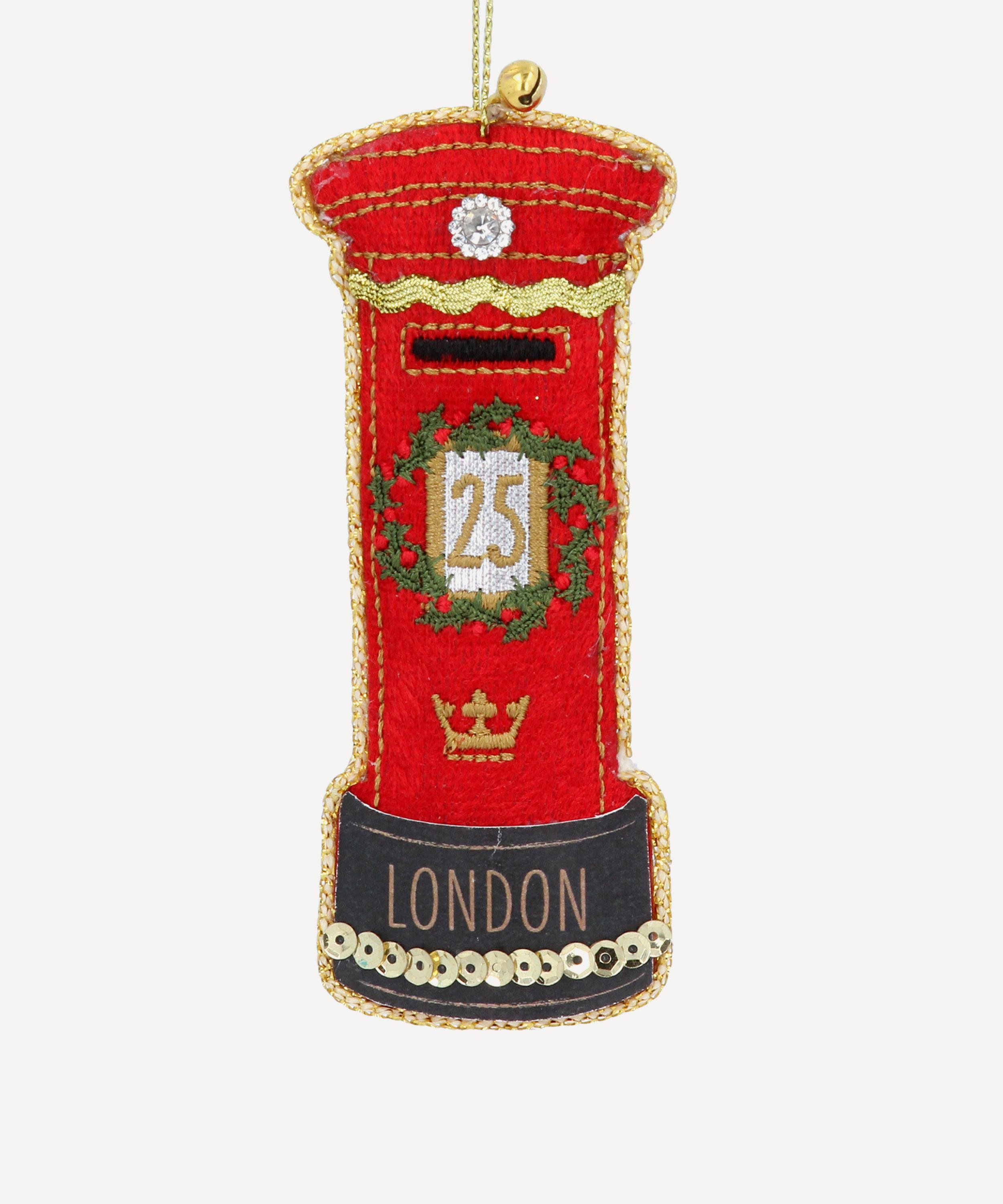 Christmas - London Post Box Luxe Ornament image number 0