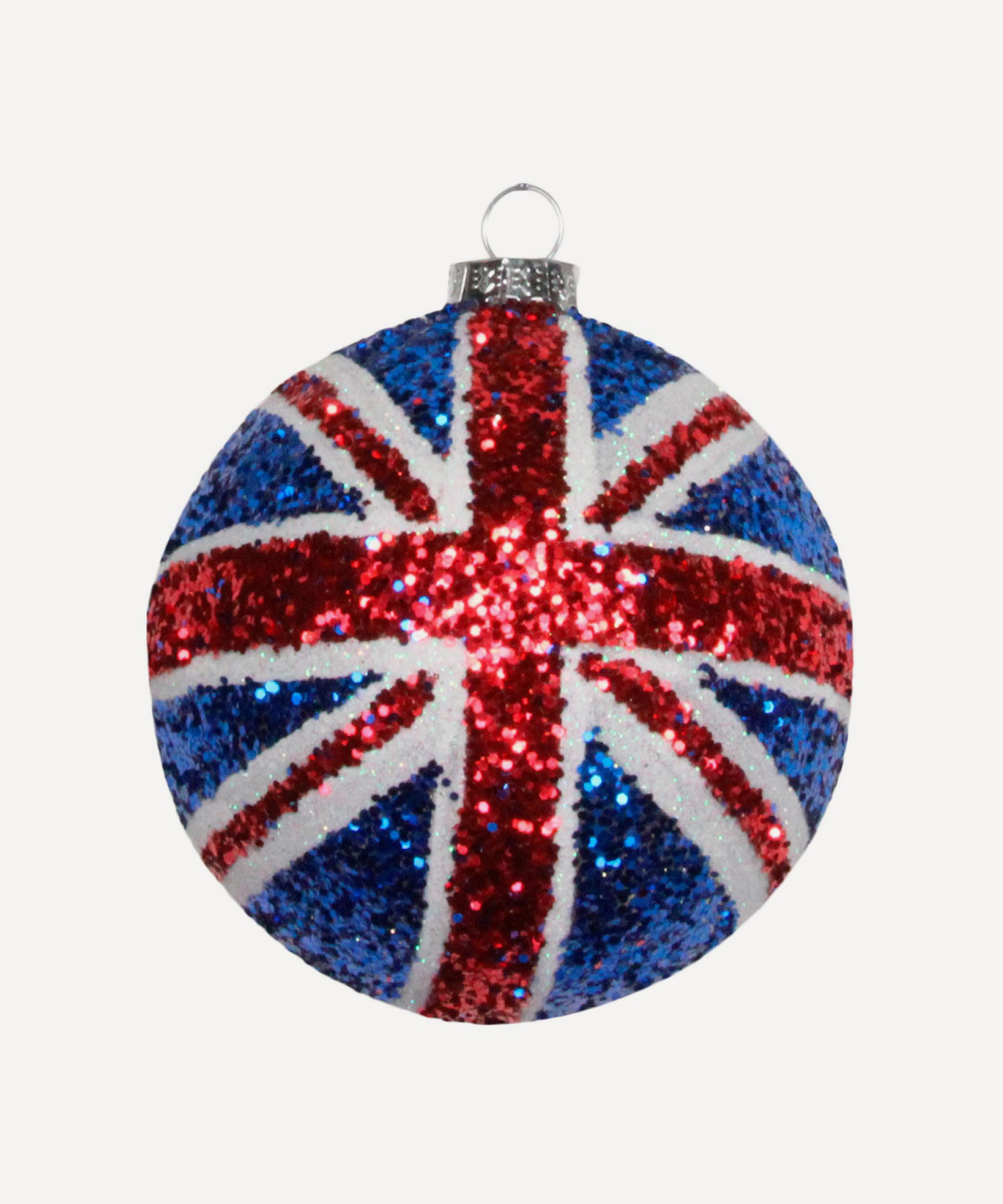 Christmas - Union Jack Flag Bauble Ornament image number 0