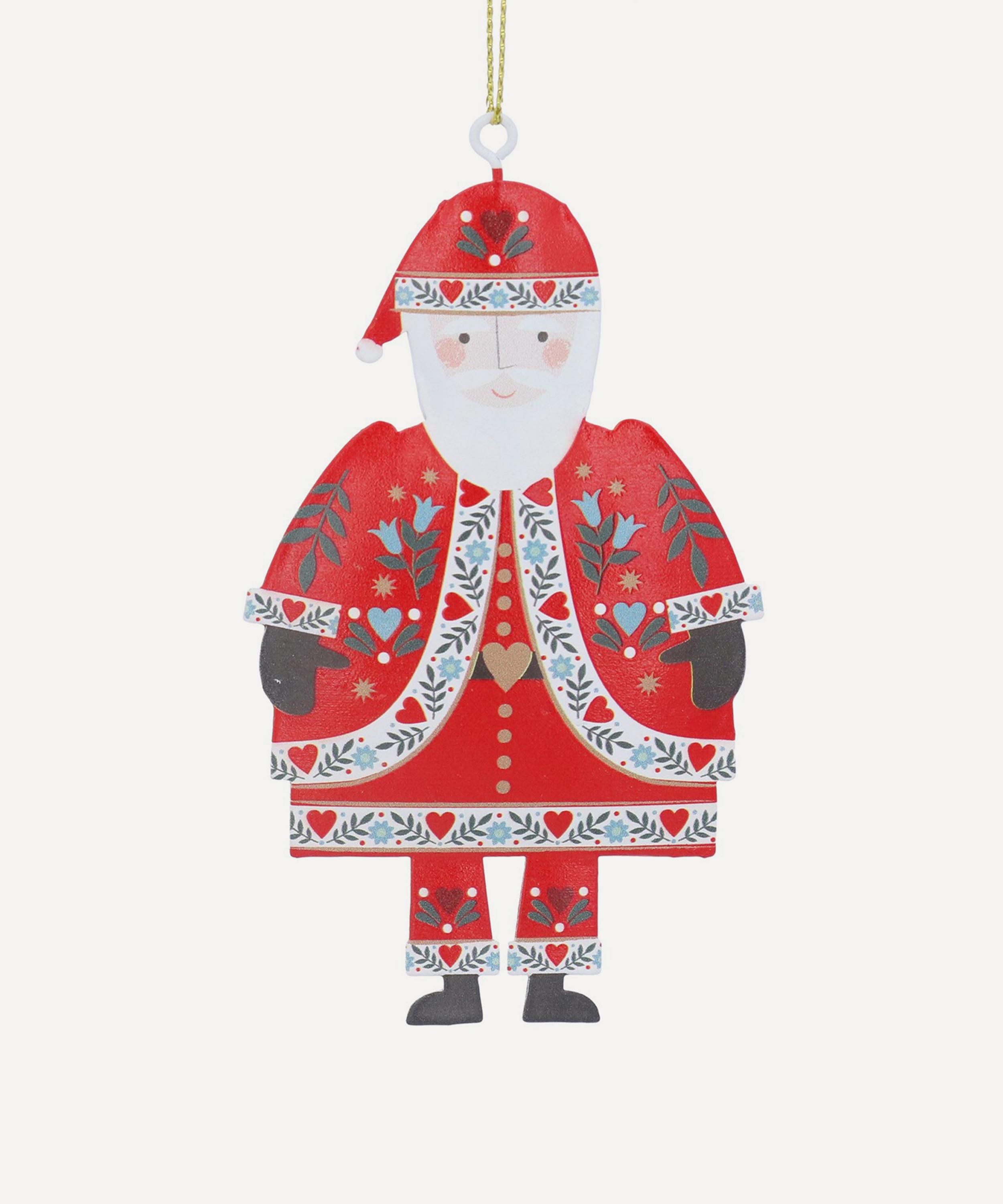 Christmas - Alpine Santa Claus Ornament image number 0