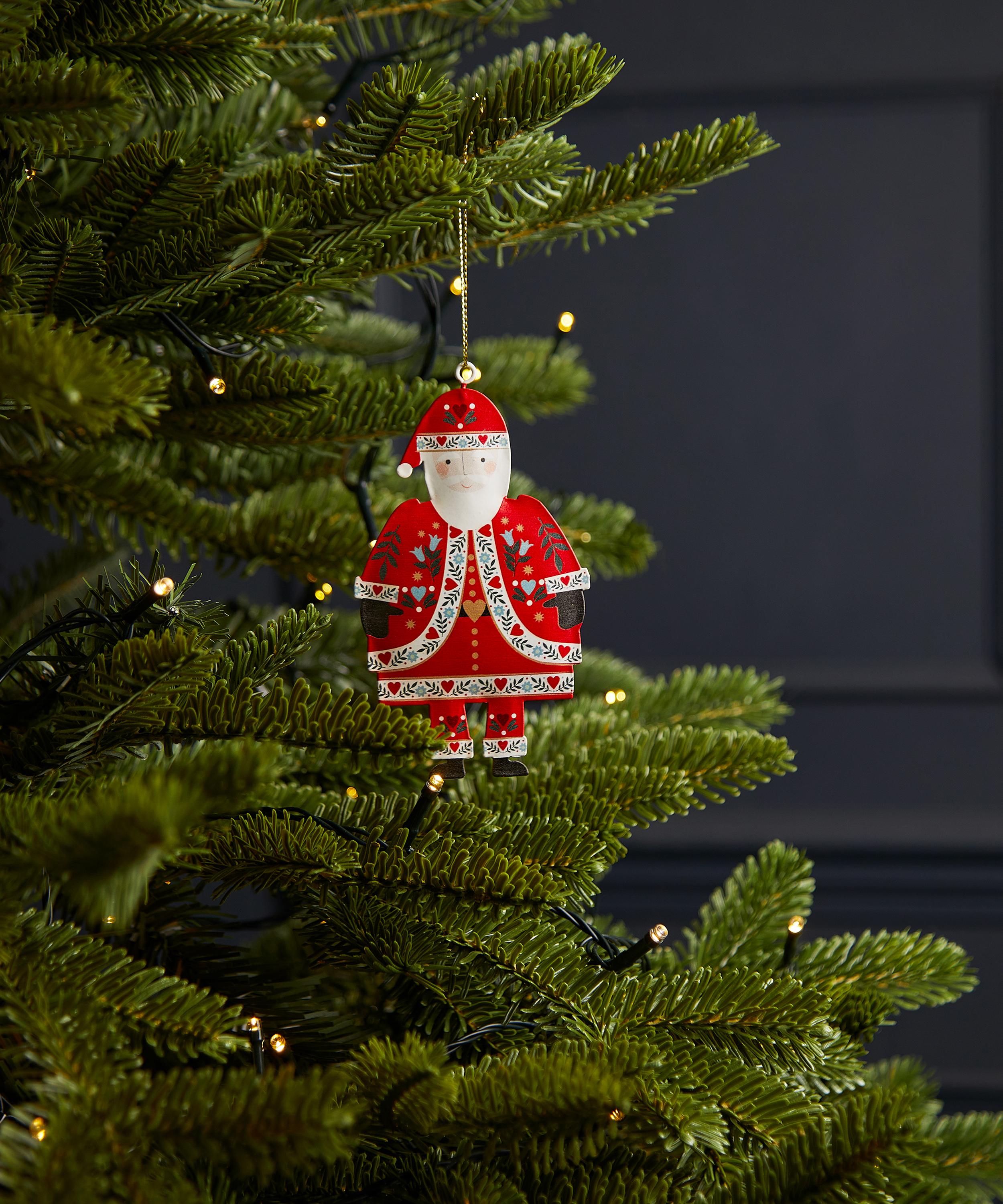 Christmas - Alpine Santa Claus Ornament image number 1