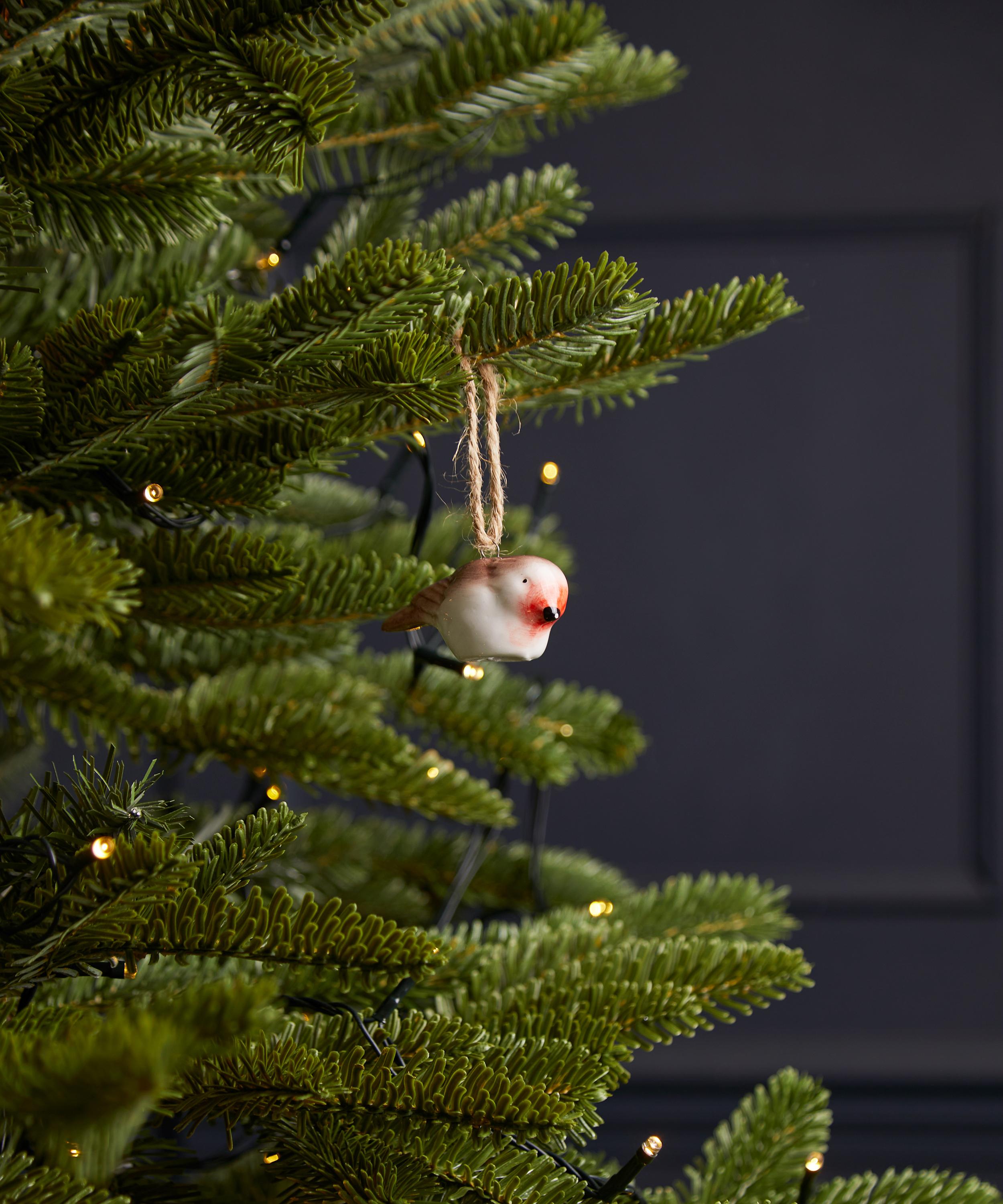 Christmas - Ceramic Robin Ornament image number 1