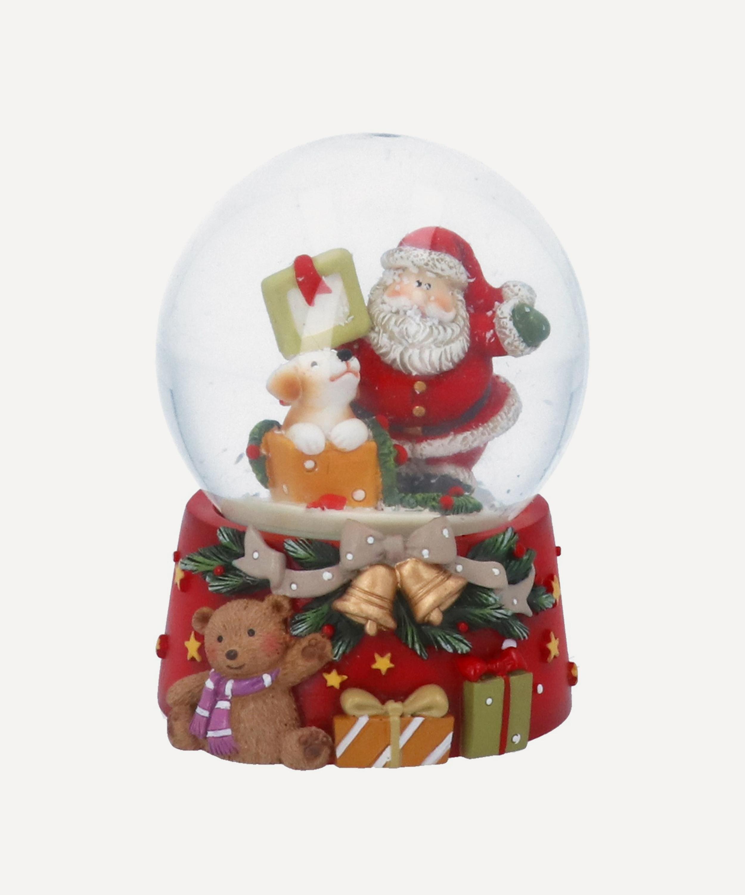 Christmas - Santa Claus with Dog Christmas Snow Globe image number 0