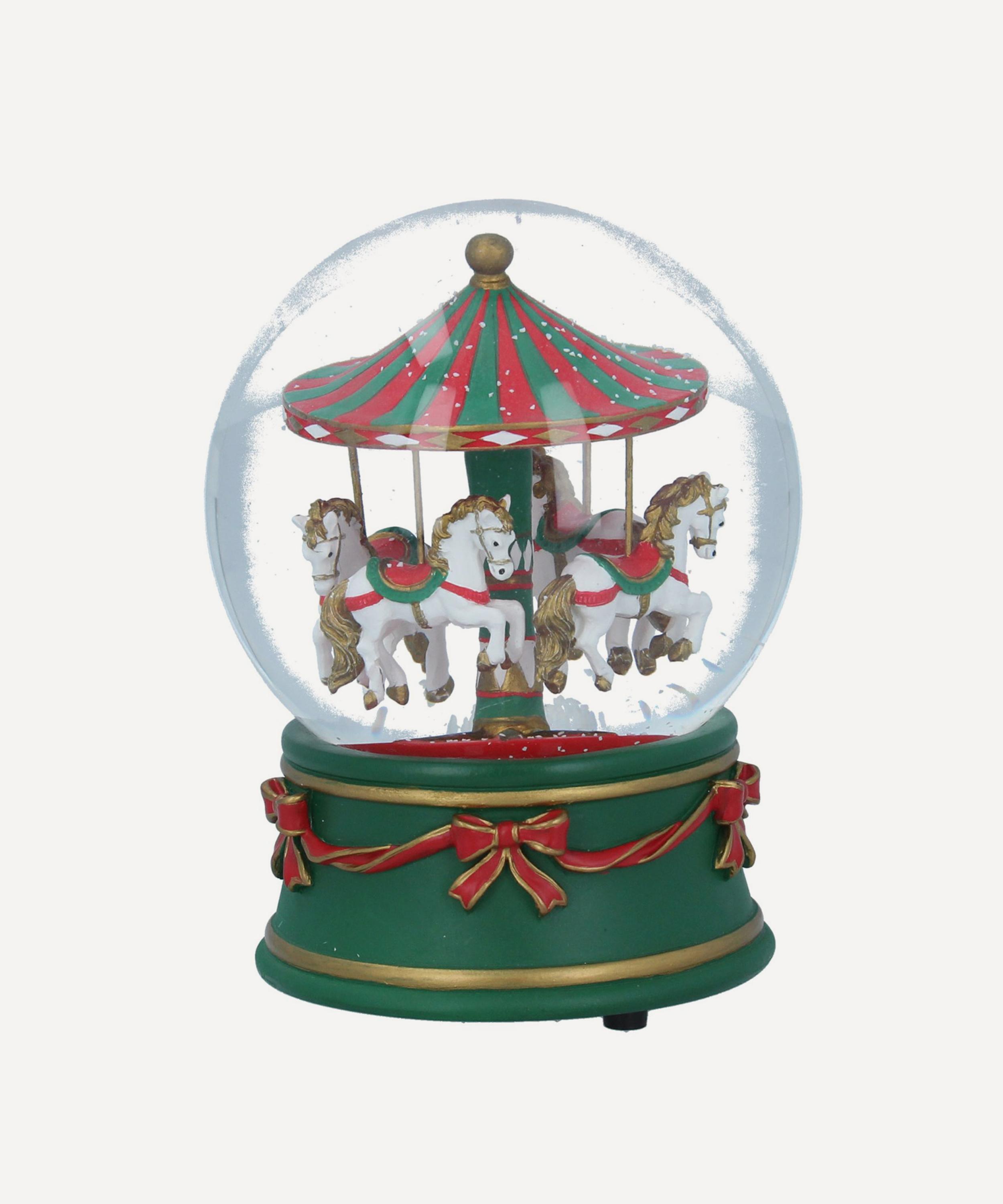 Christmas - Christmas Carousel Musical Snow Globe image number 0