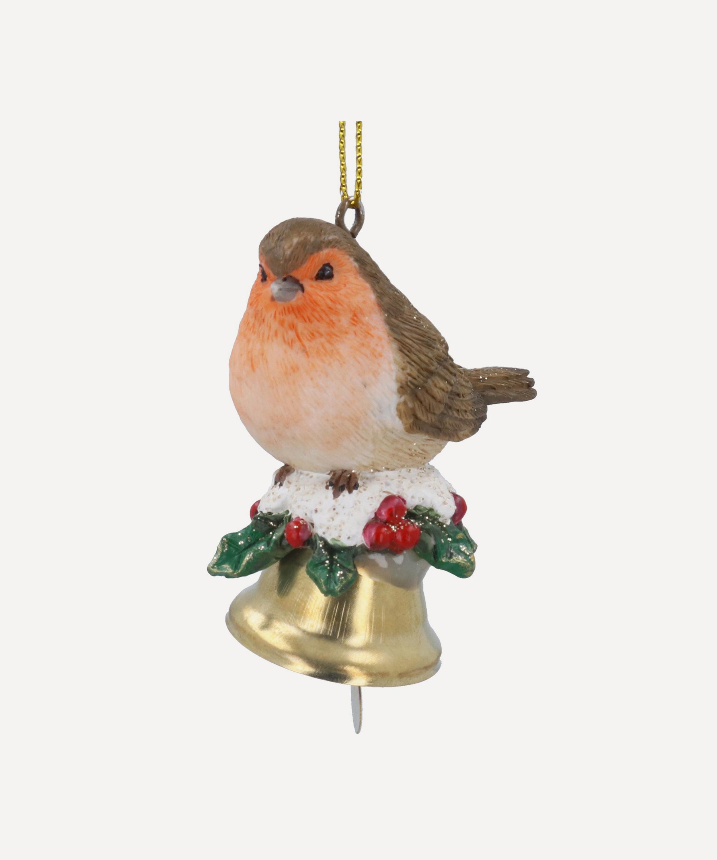 Christmas - Robin with Bell Ornament image number 0