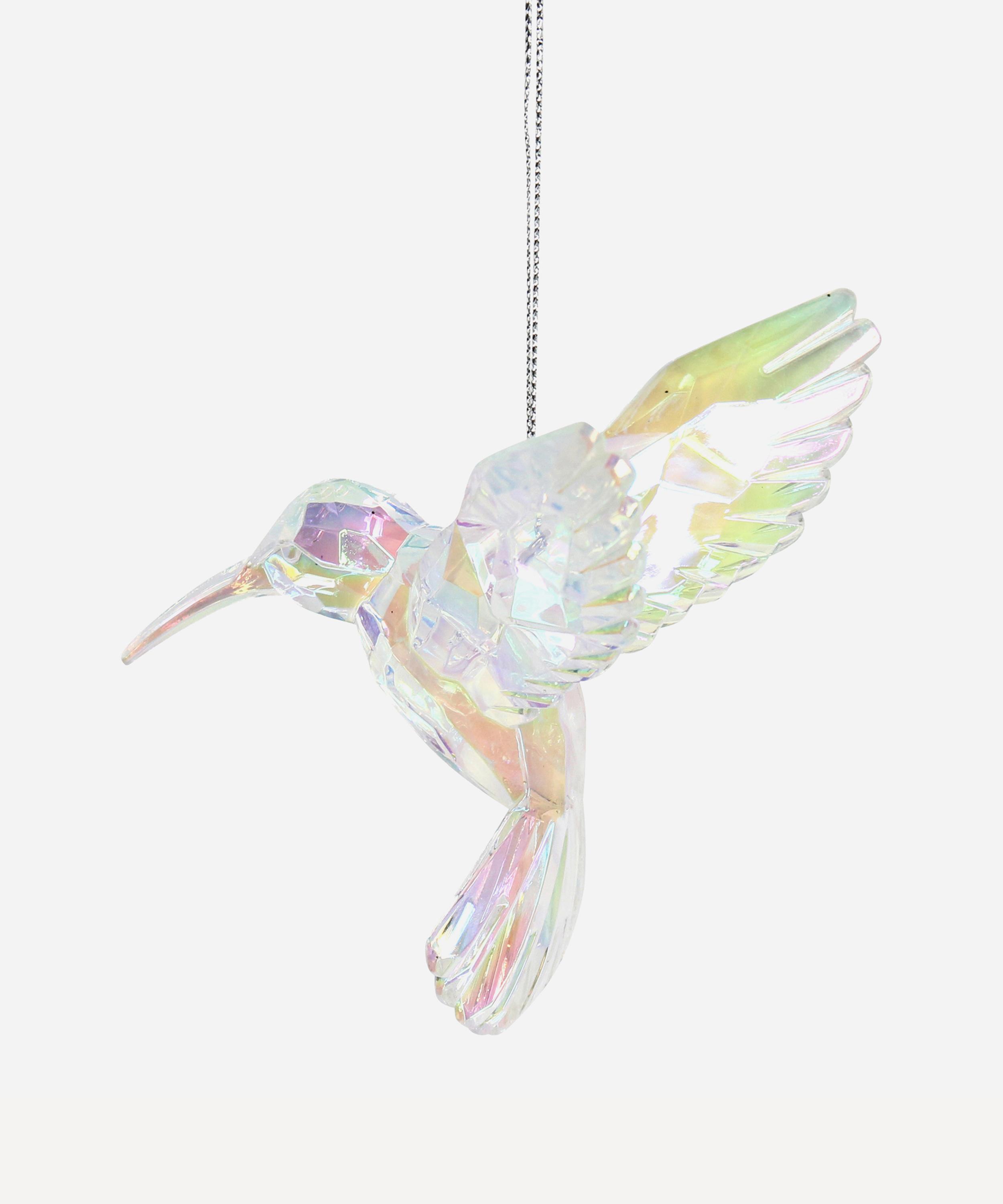 Christmas - Rainbow Acrylic Hummingbird Ornament image number 0