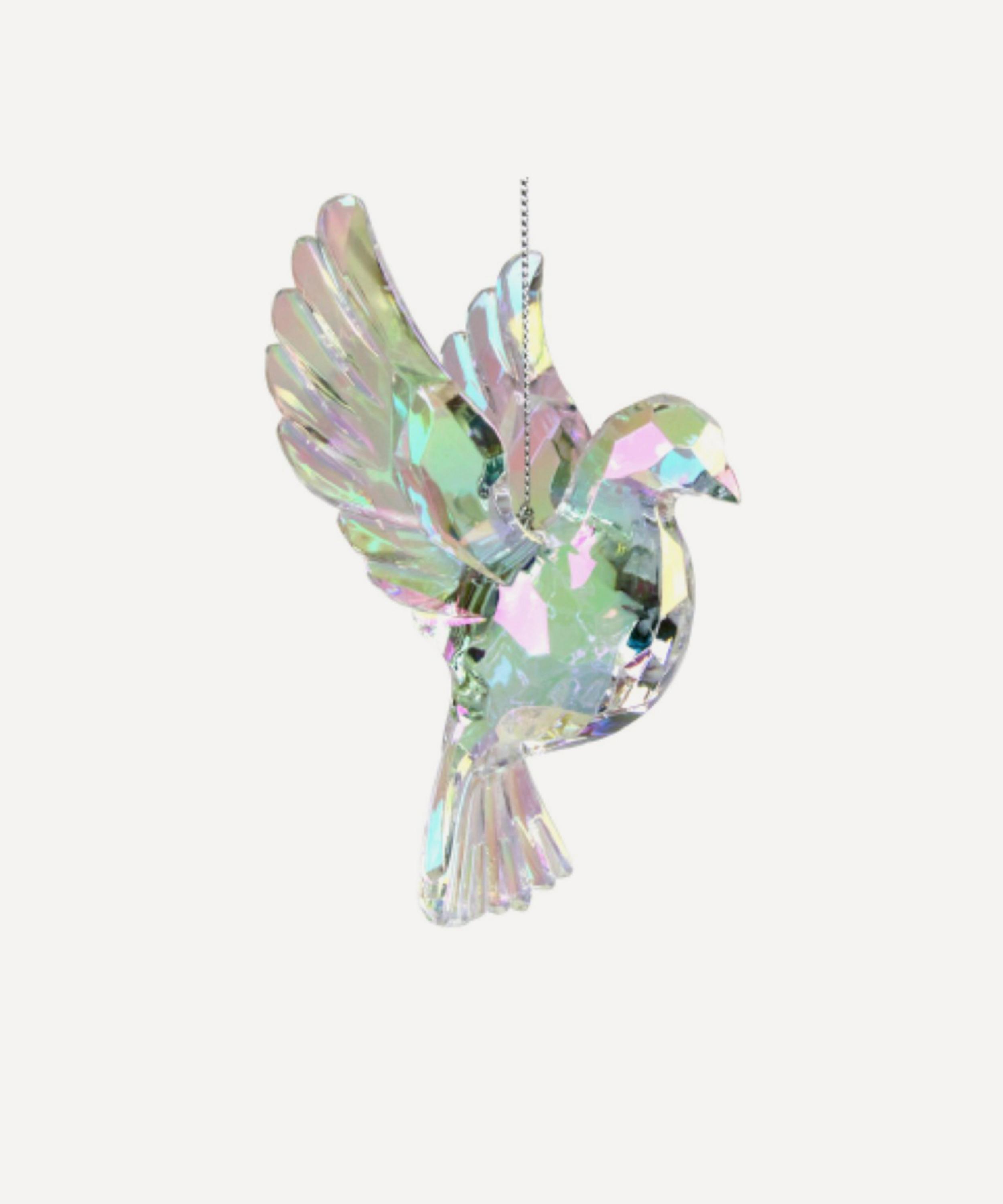 Christmas - Iridescent Rainbow Dove Ornament image number 0