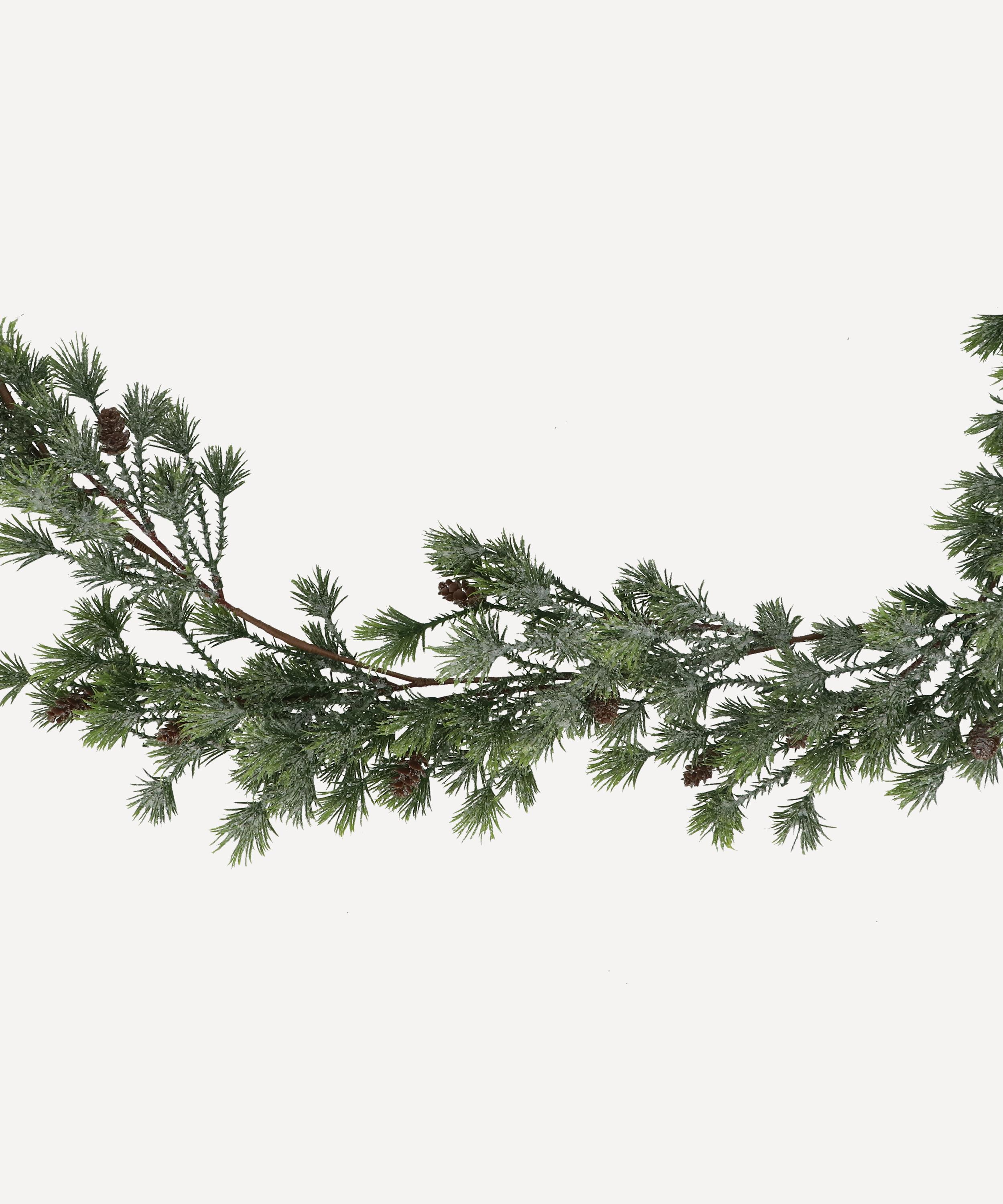 Christmas - Decorative Fir Garland with Mini Pinecones image number 0