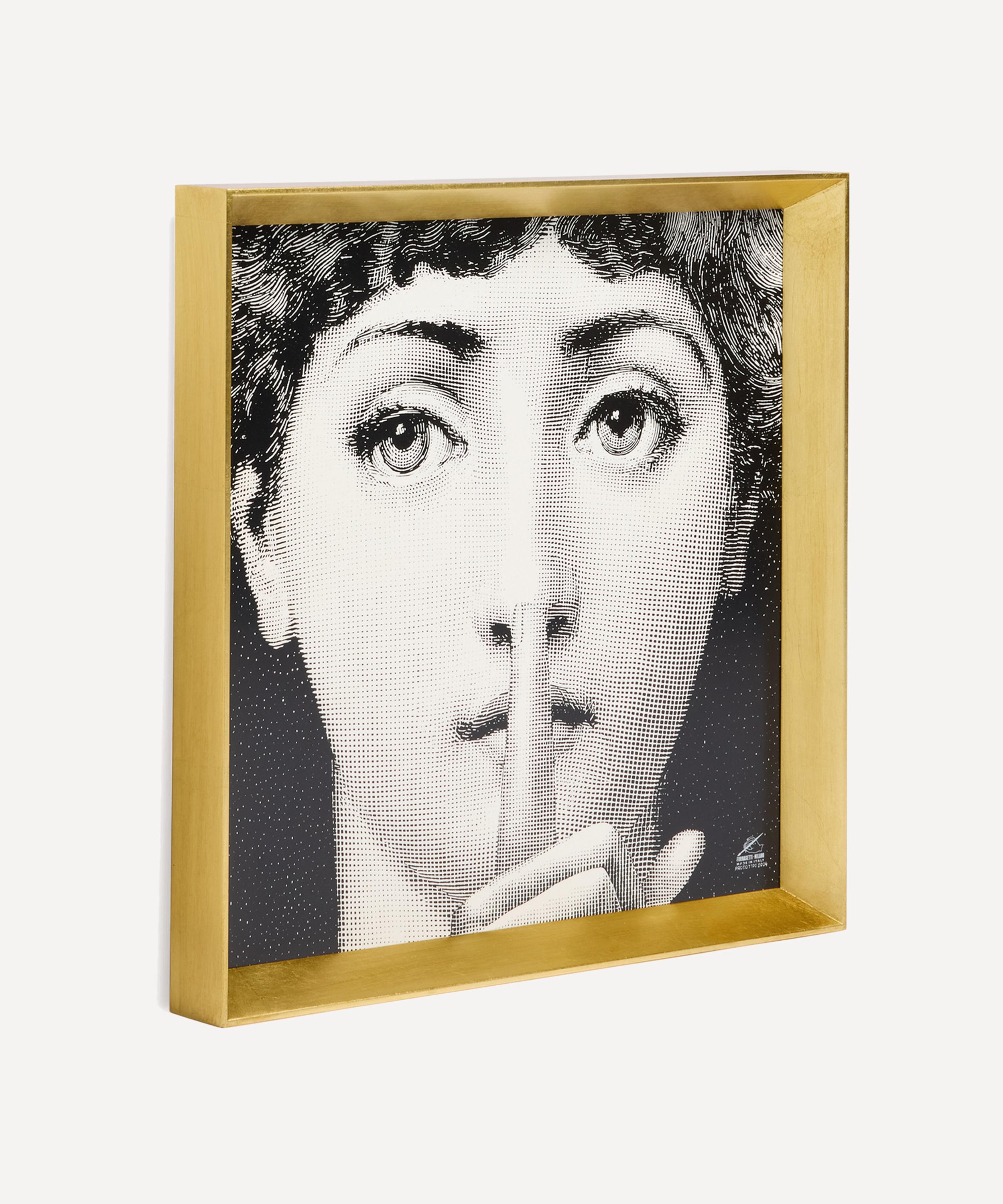 Fornasetti - Tema e Variazioni Bocca Color Silkscreen Panel image number 1