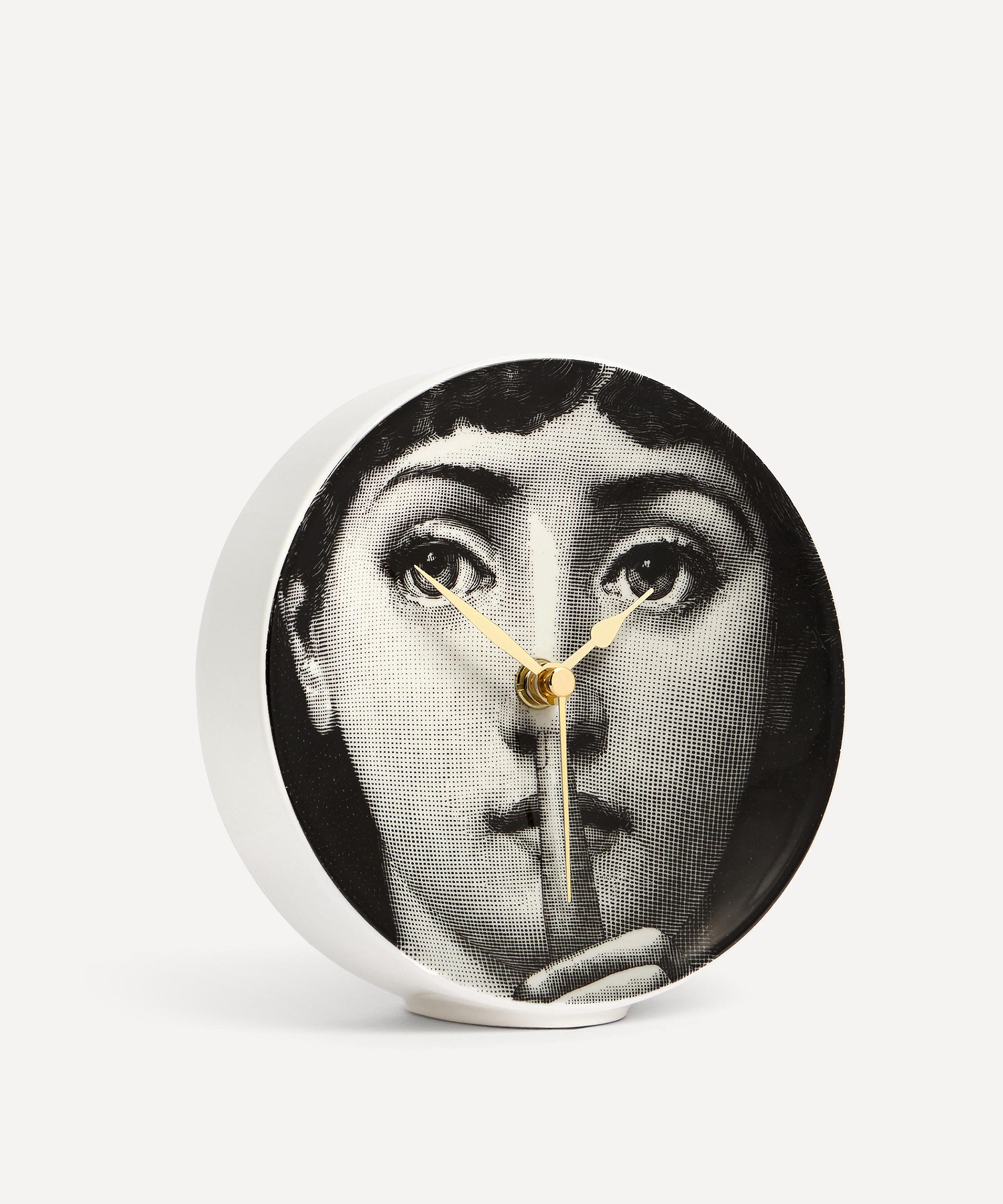 Fornasetti - Tema e Variazioni Silenzio Desk Clock image number 1