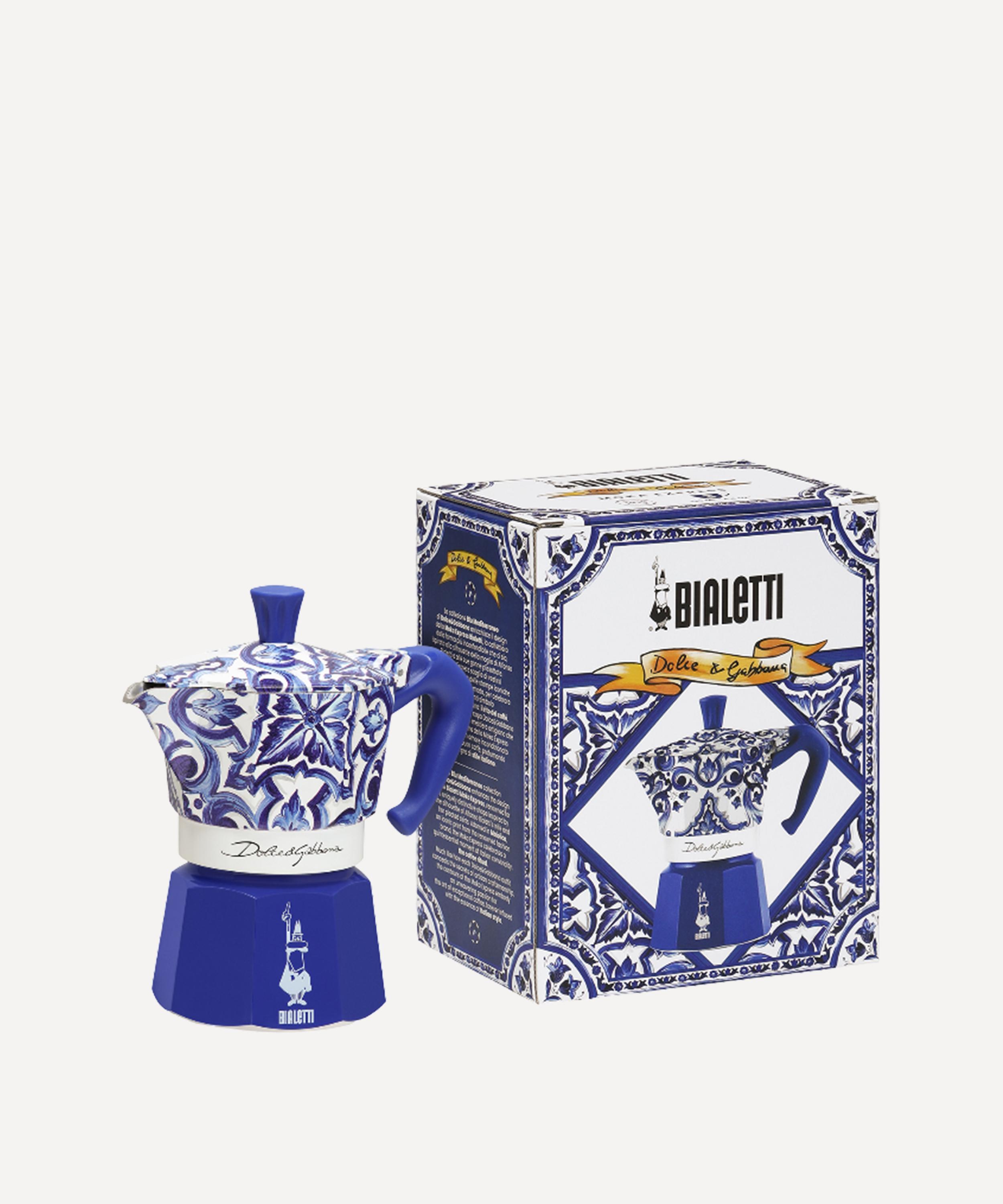 Bialetti - x Dolce and Gabbana Mediterranean Blue 3 Cup Moka Express image number 0