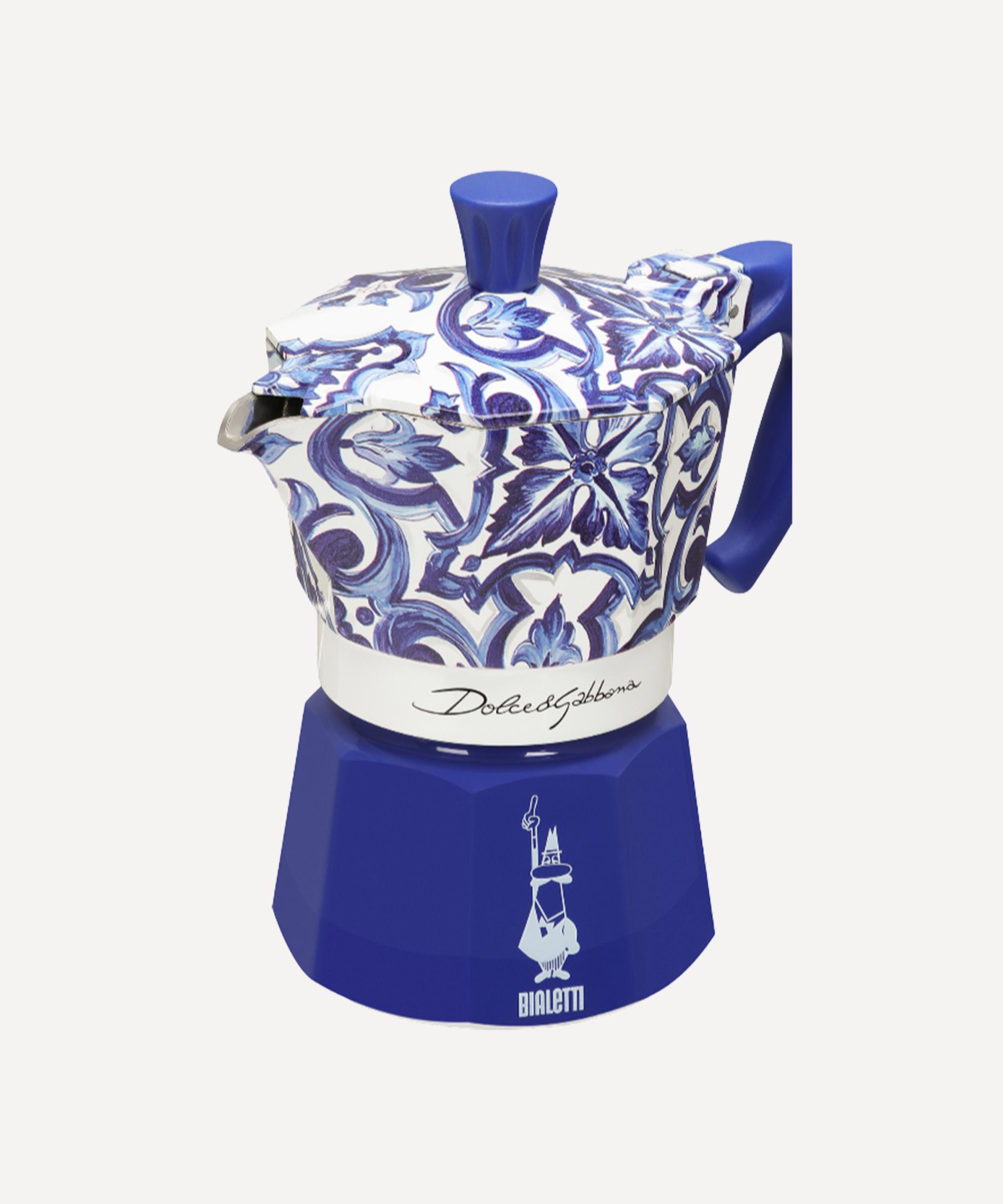 Bialetti - x Dolce and Gabbana Mediterranean Blue 3 Cup Moka Express image number 1