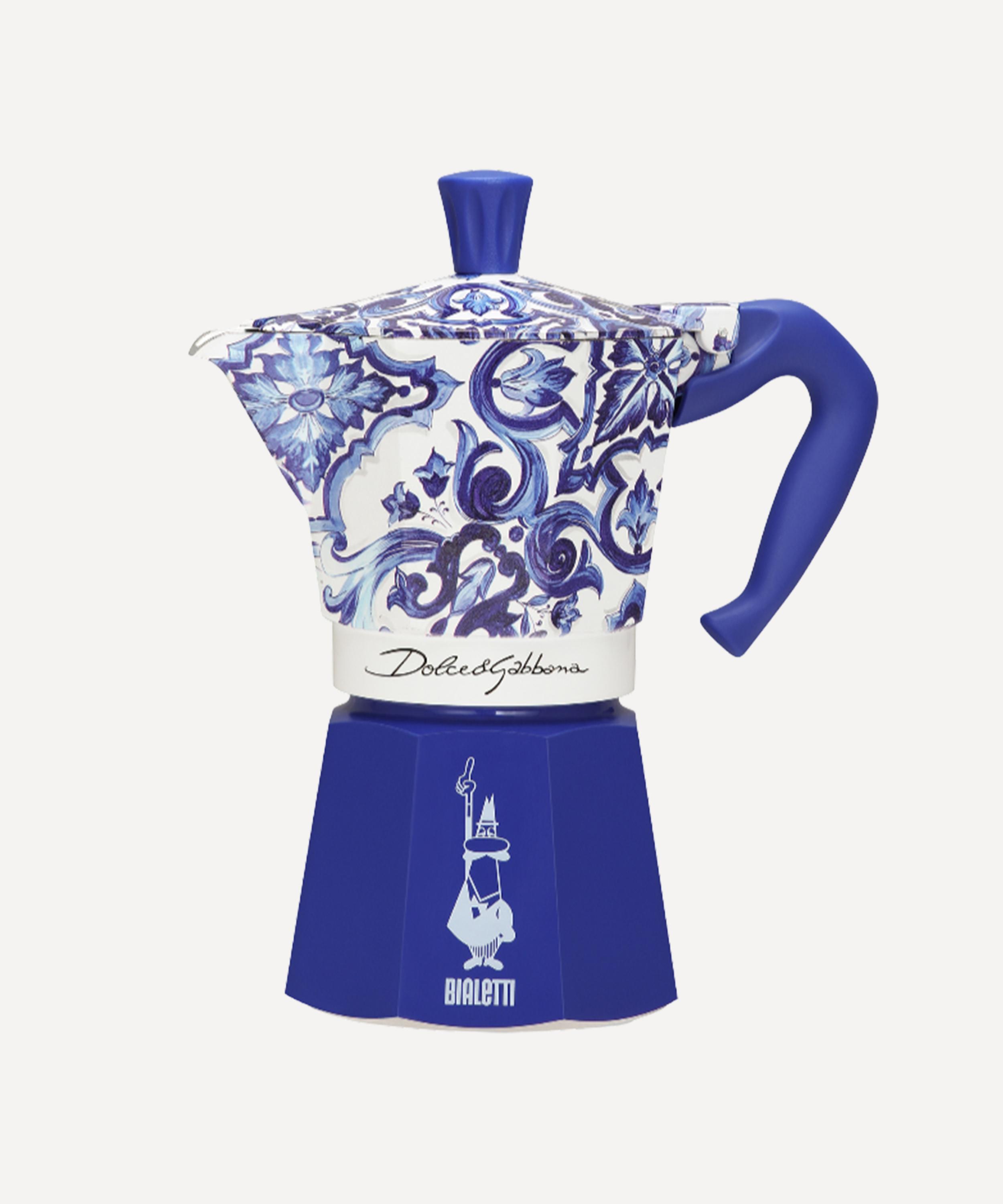 Bialetti - x Dolce and Gabbana Mediterranean Blue 6 Cup Moka Express image number 0