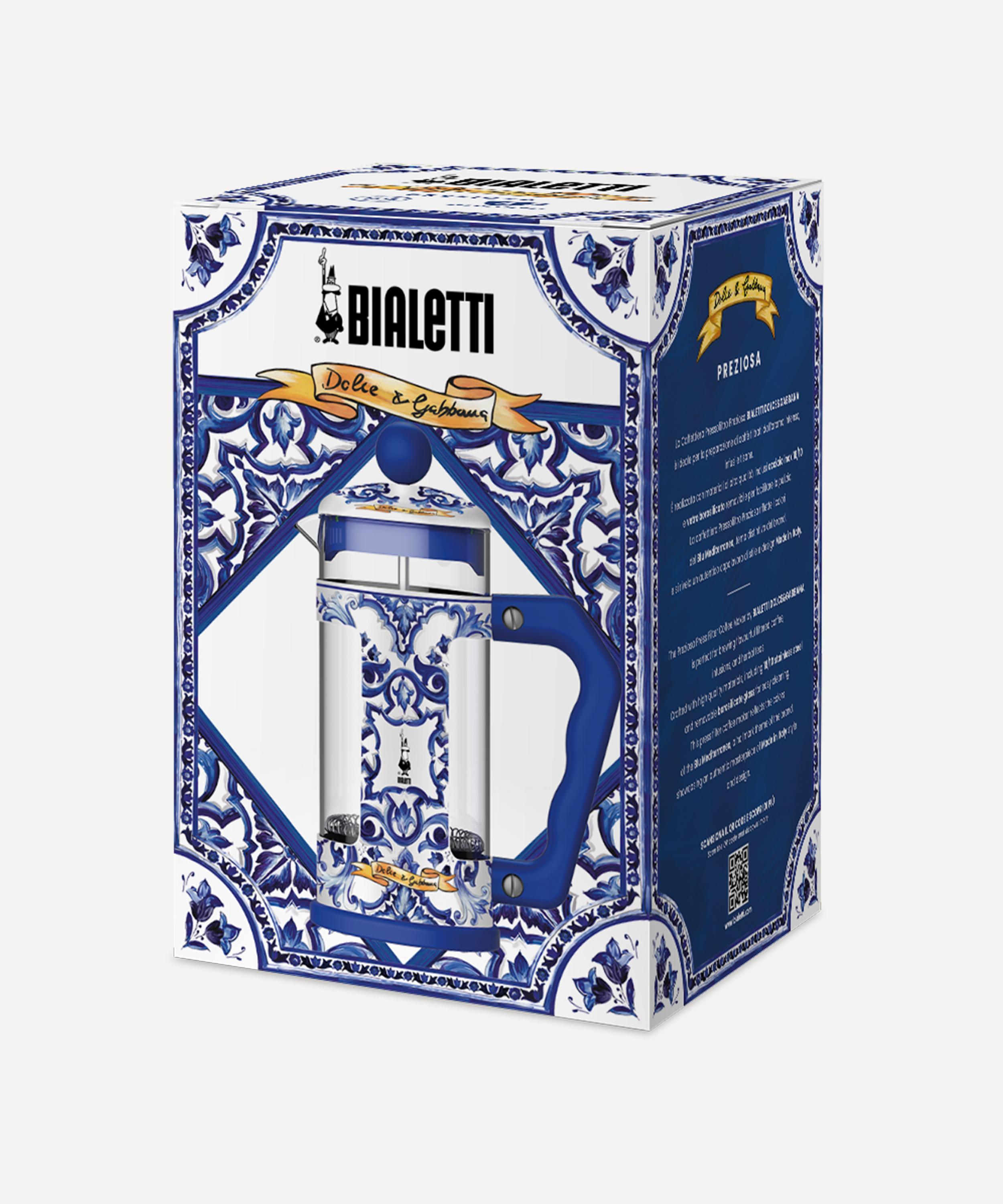Bialetti - x Dolce and Gabbana Mediterranean Blue 3 Cup Coffee Press image number 1