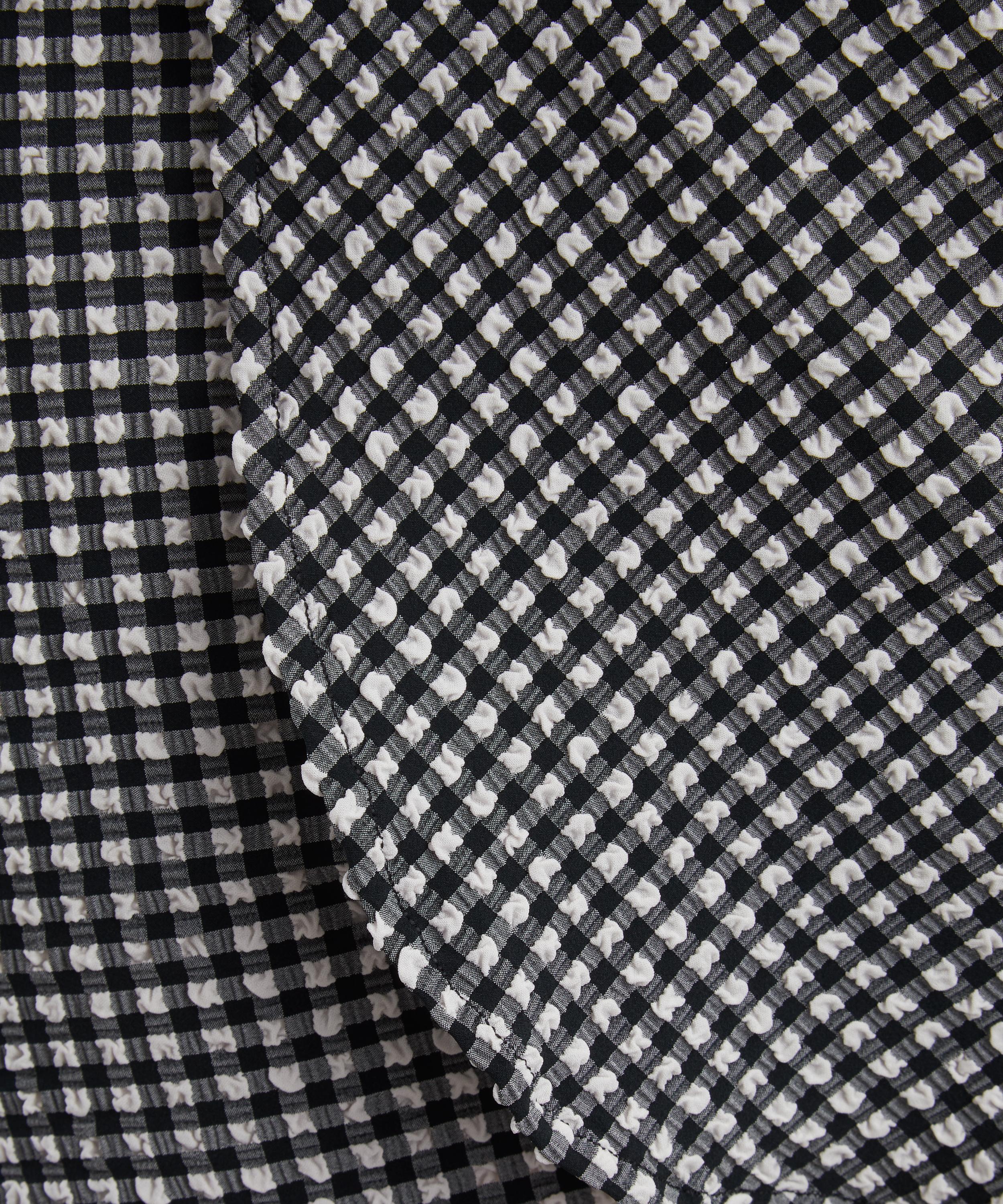 Hunza G - Gingham Seersucker Short Sarong image number 4