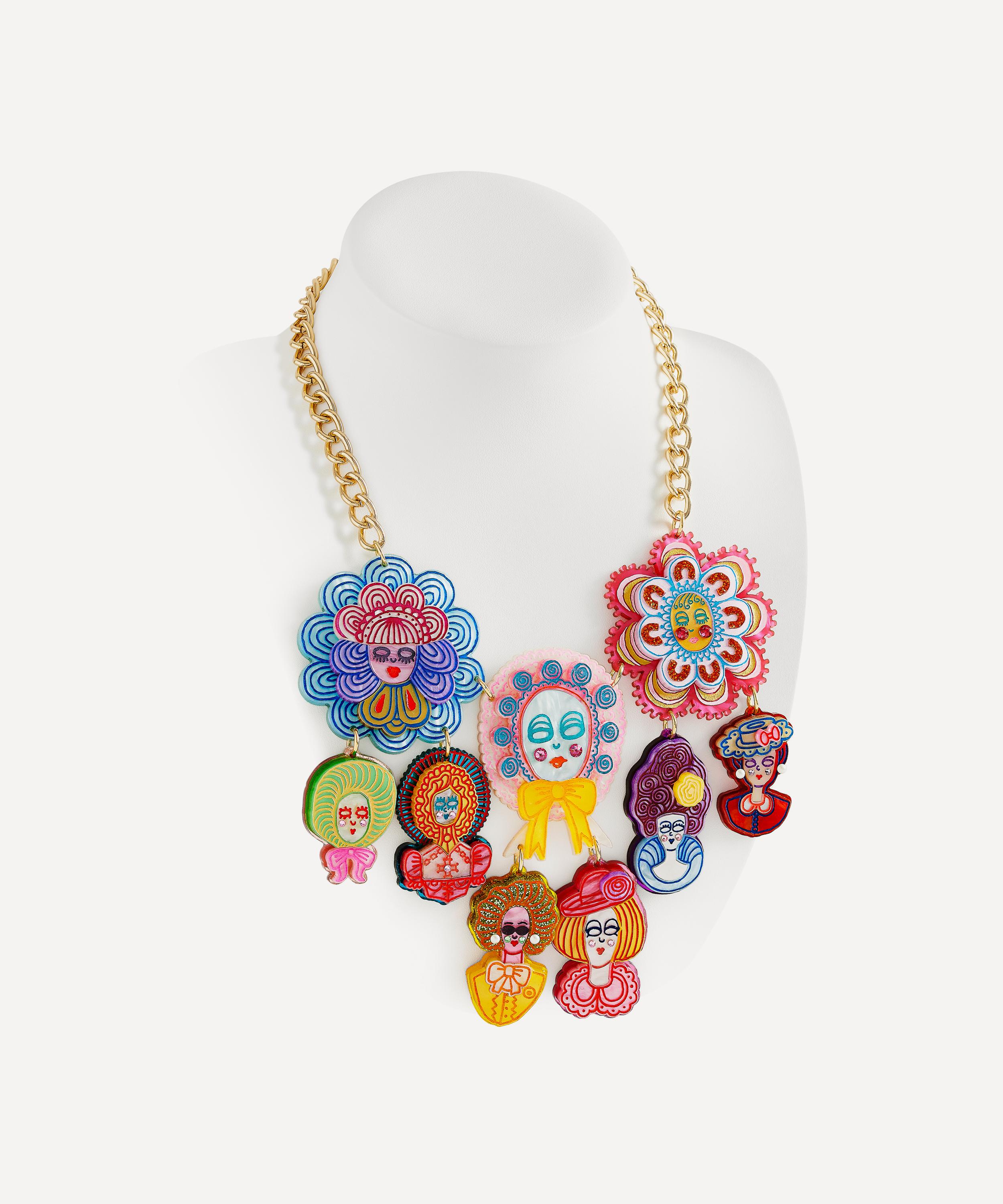 Tatty Devine - Family Tree Statement Necklace image number 0
